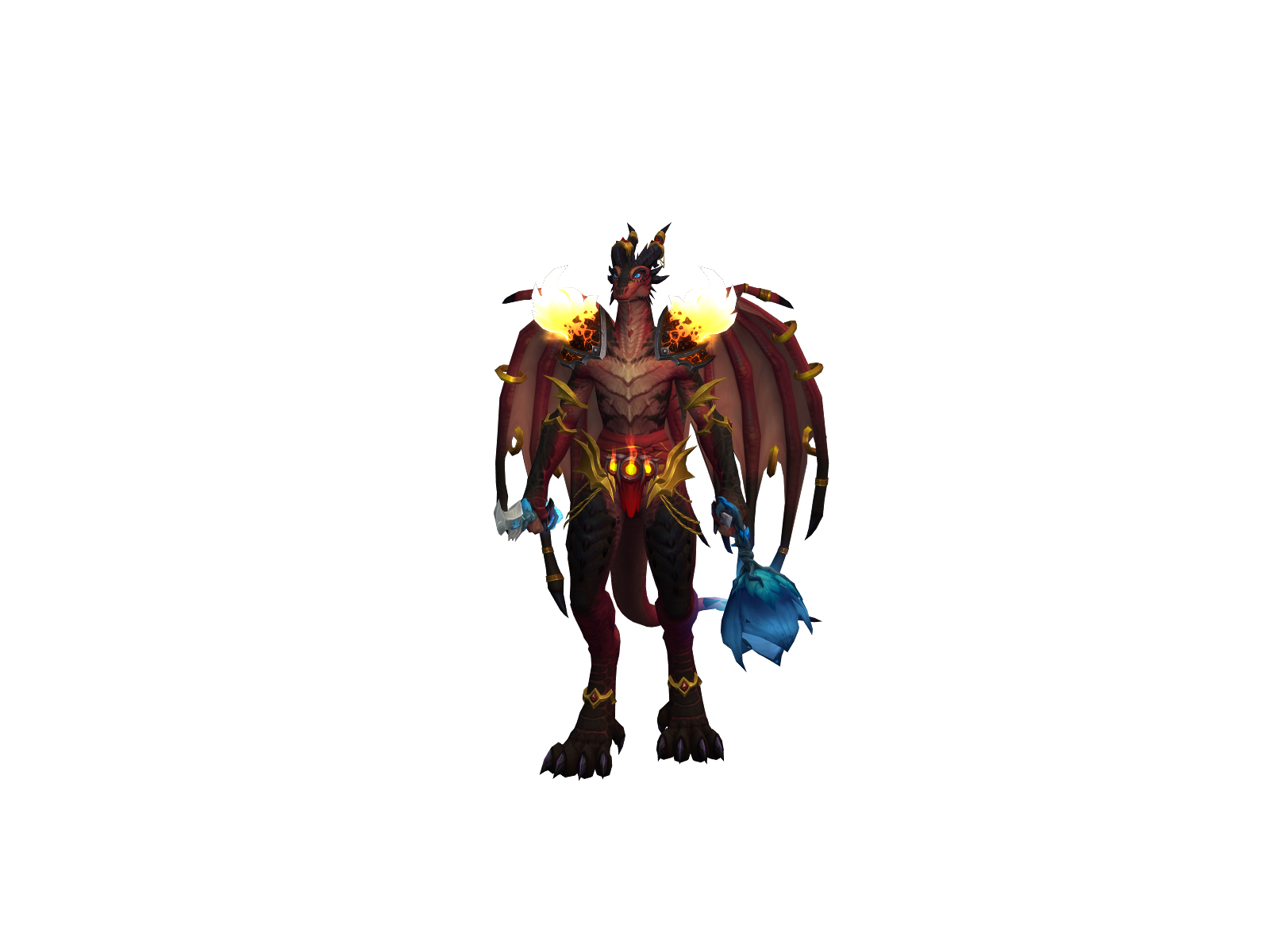 Dracelle 3D character render