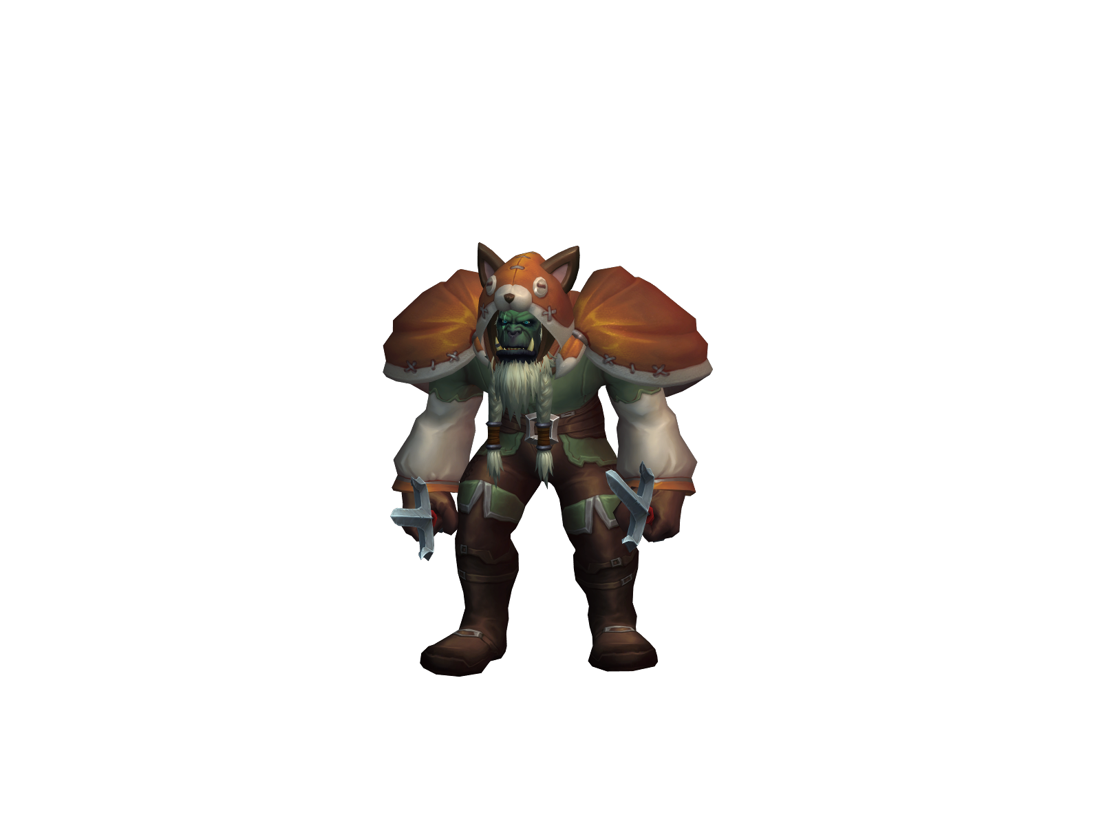 Dameflechas 3D character render