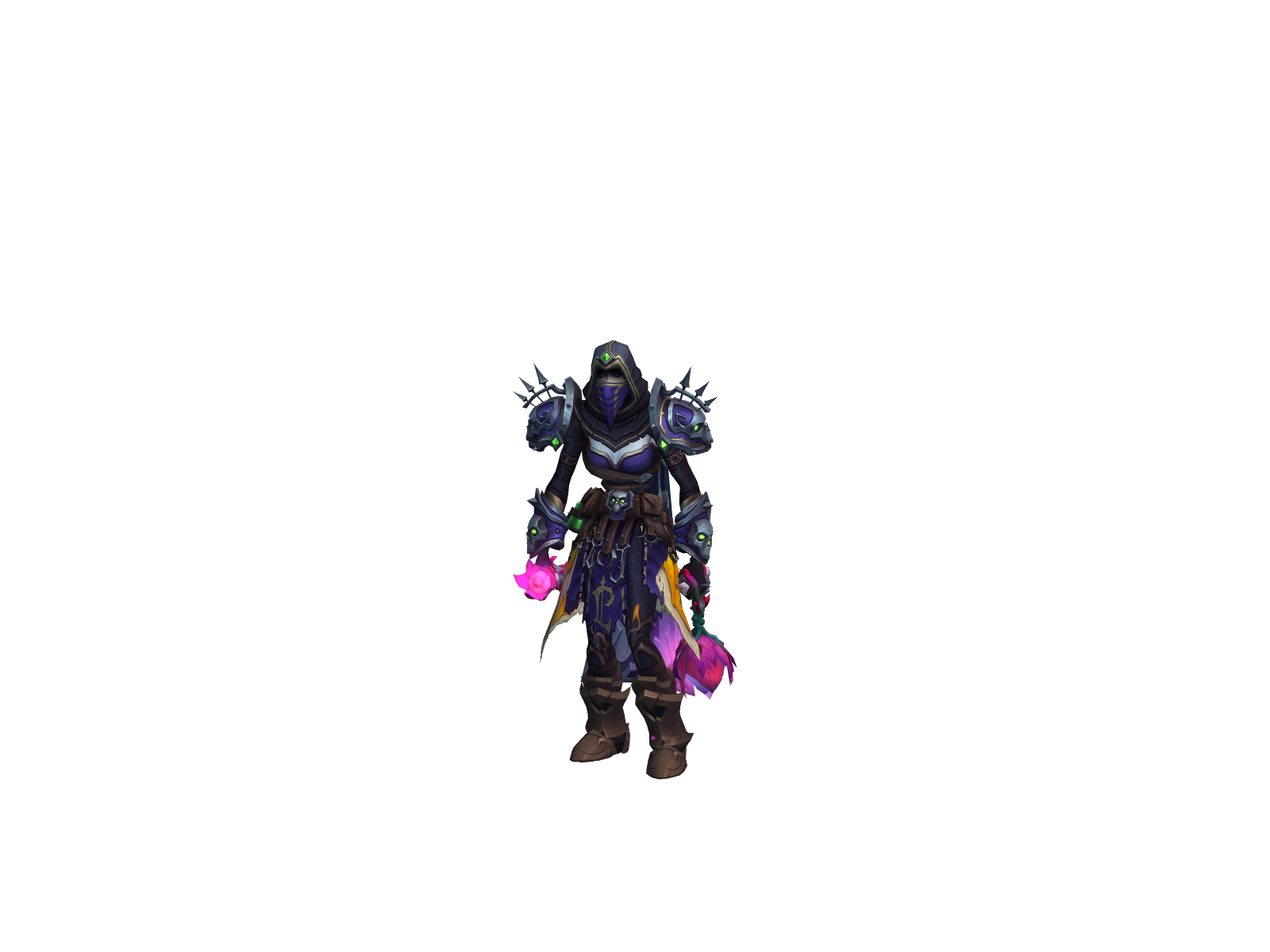Violetbløød 3D character render