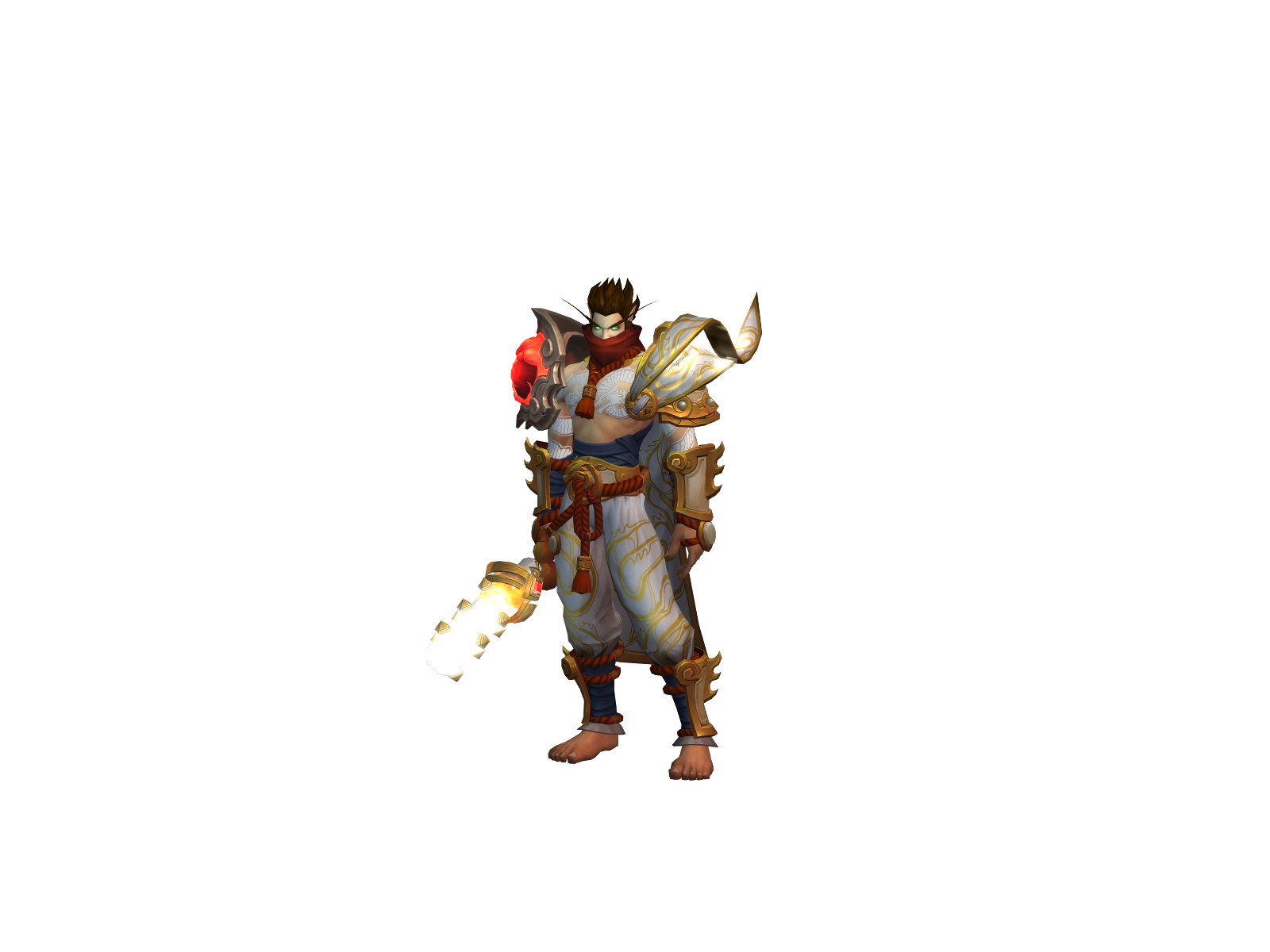 Aionfist 3D character render