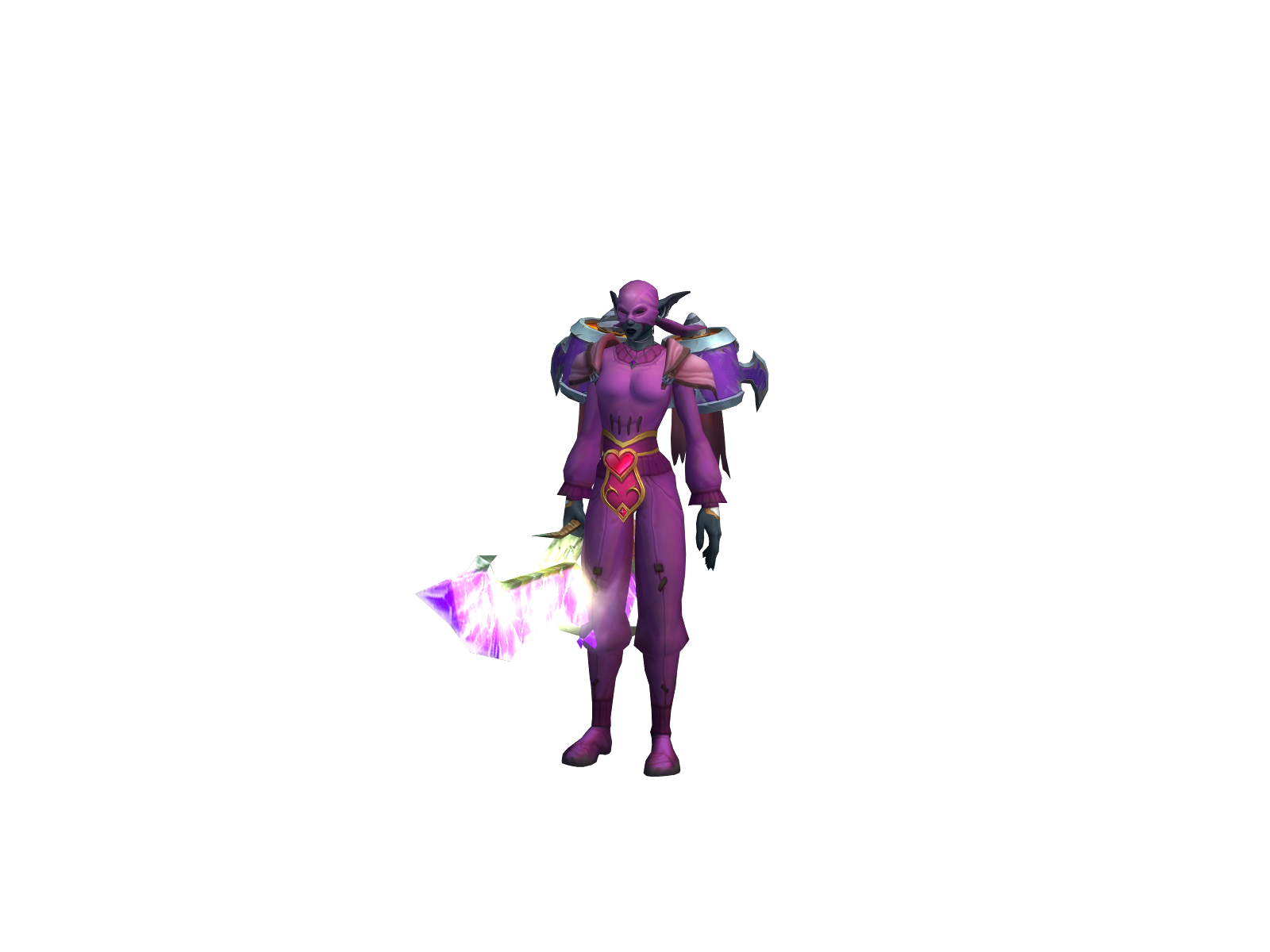 Schutzing 3D character render