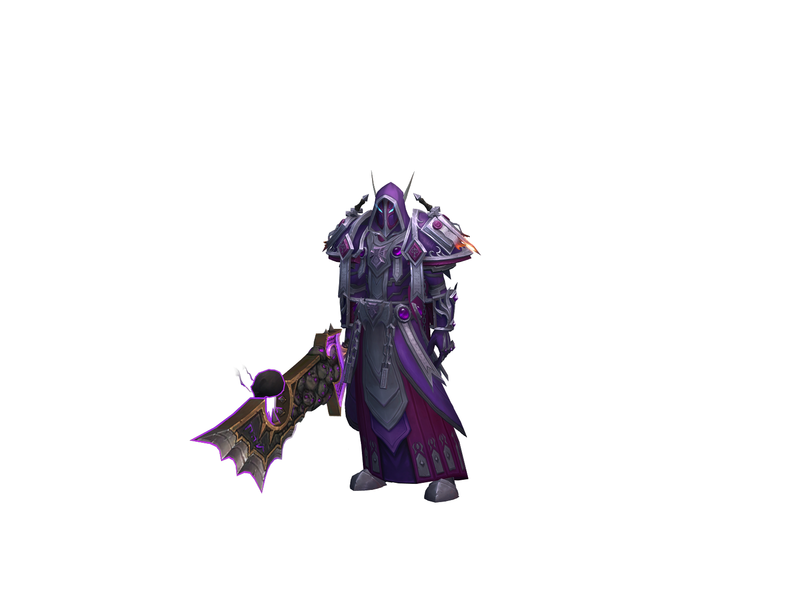 Maces 3D character render