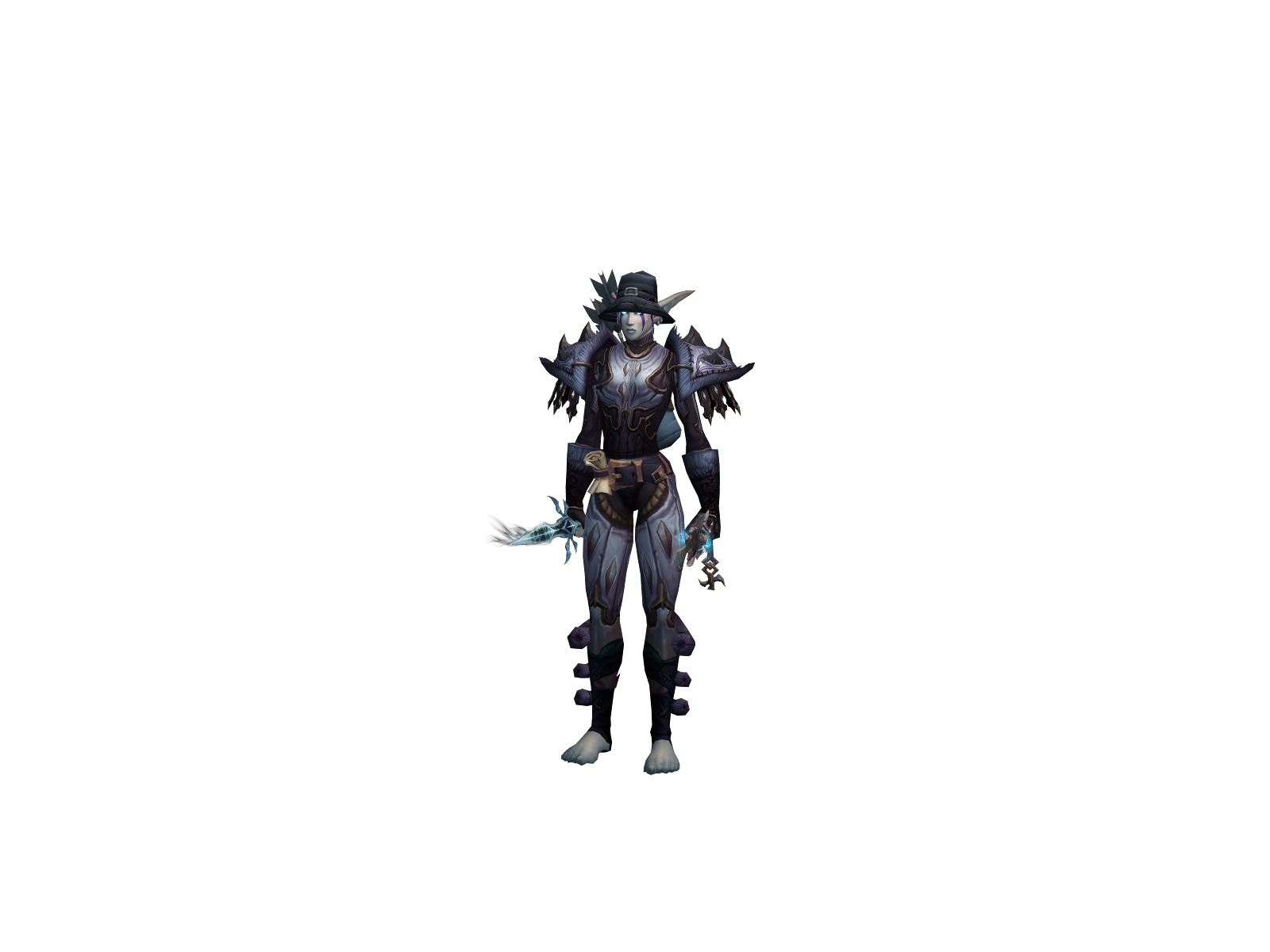 Rachelucky 3D character render