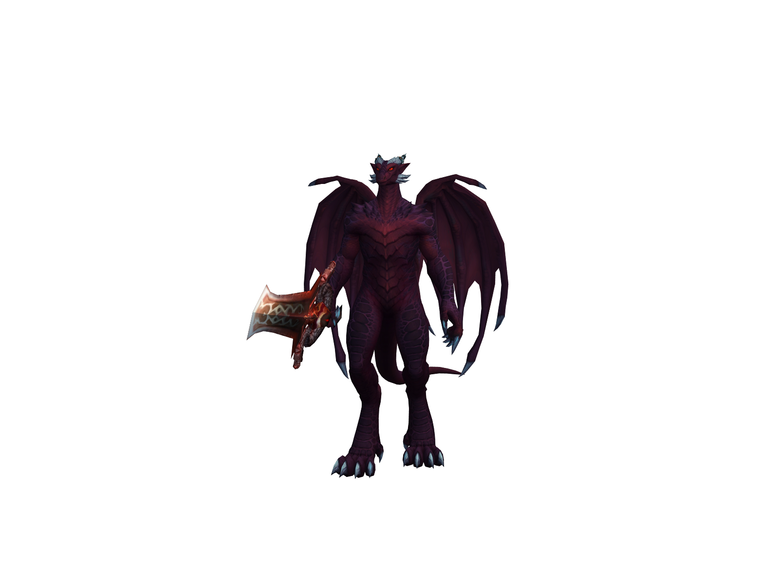Dragken 3D character render