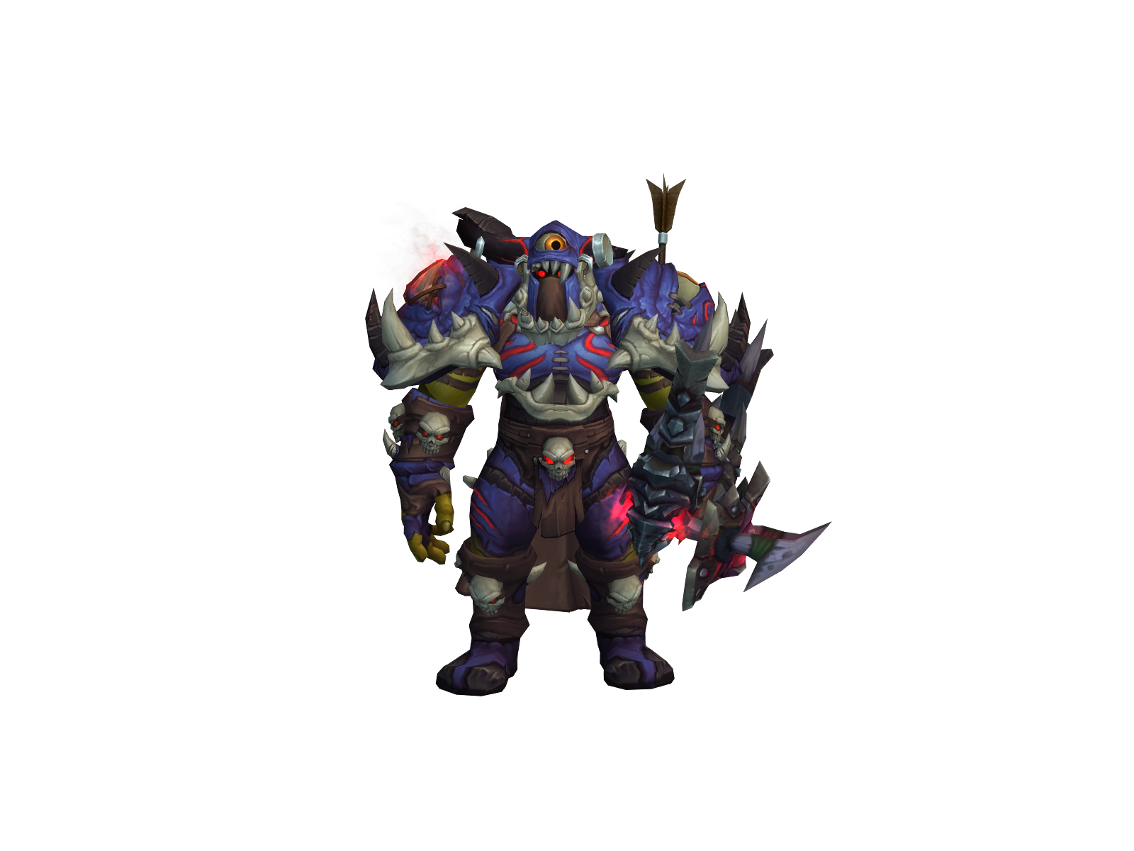 Baited 3D character render