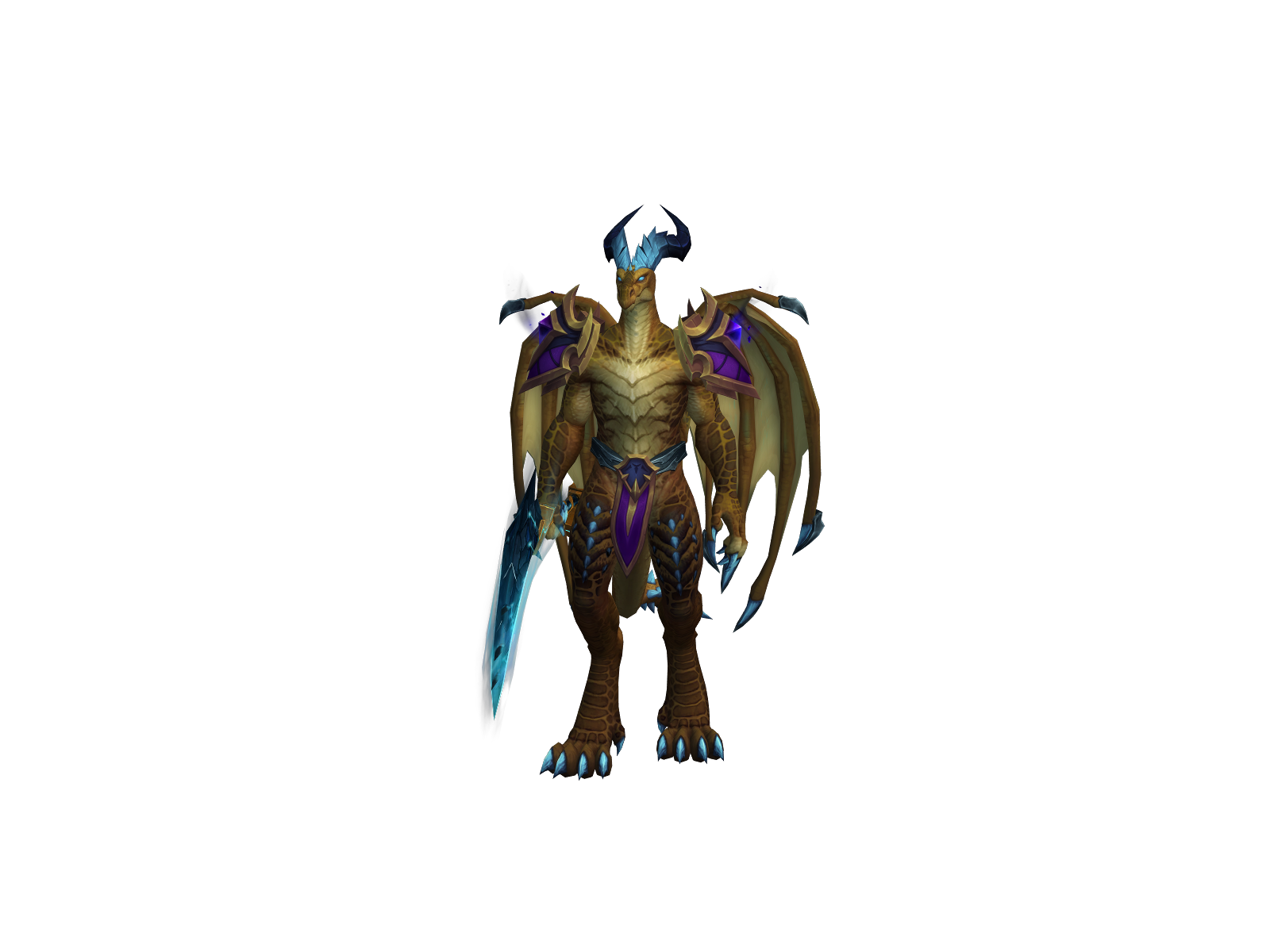 Dragonitê 3D character render