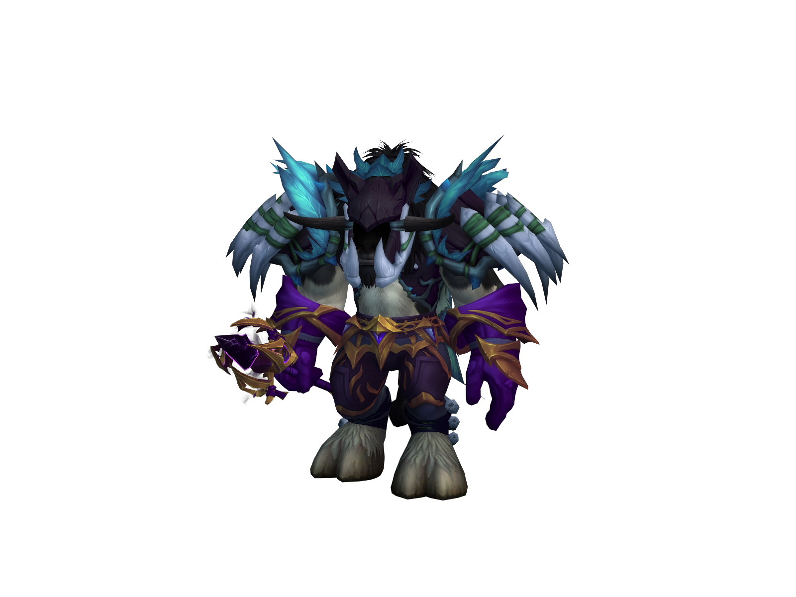 Whitebeast 3D character render