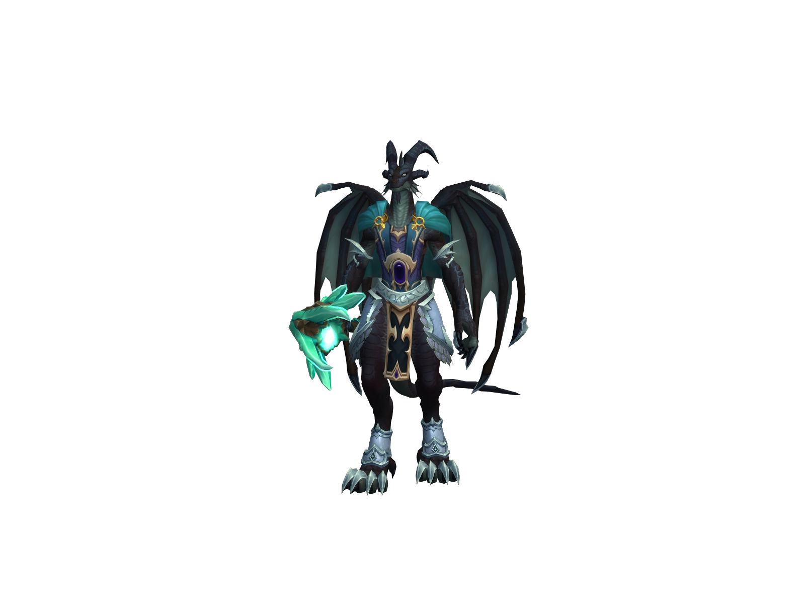 Nudiguana 3D character render