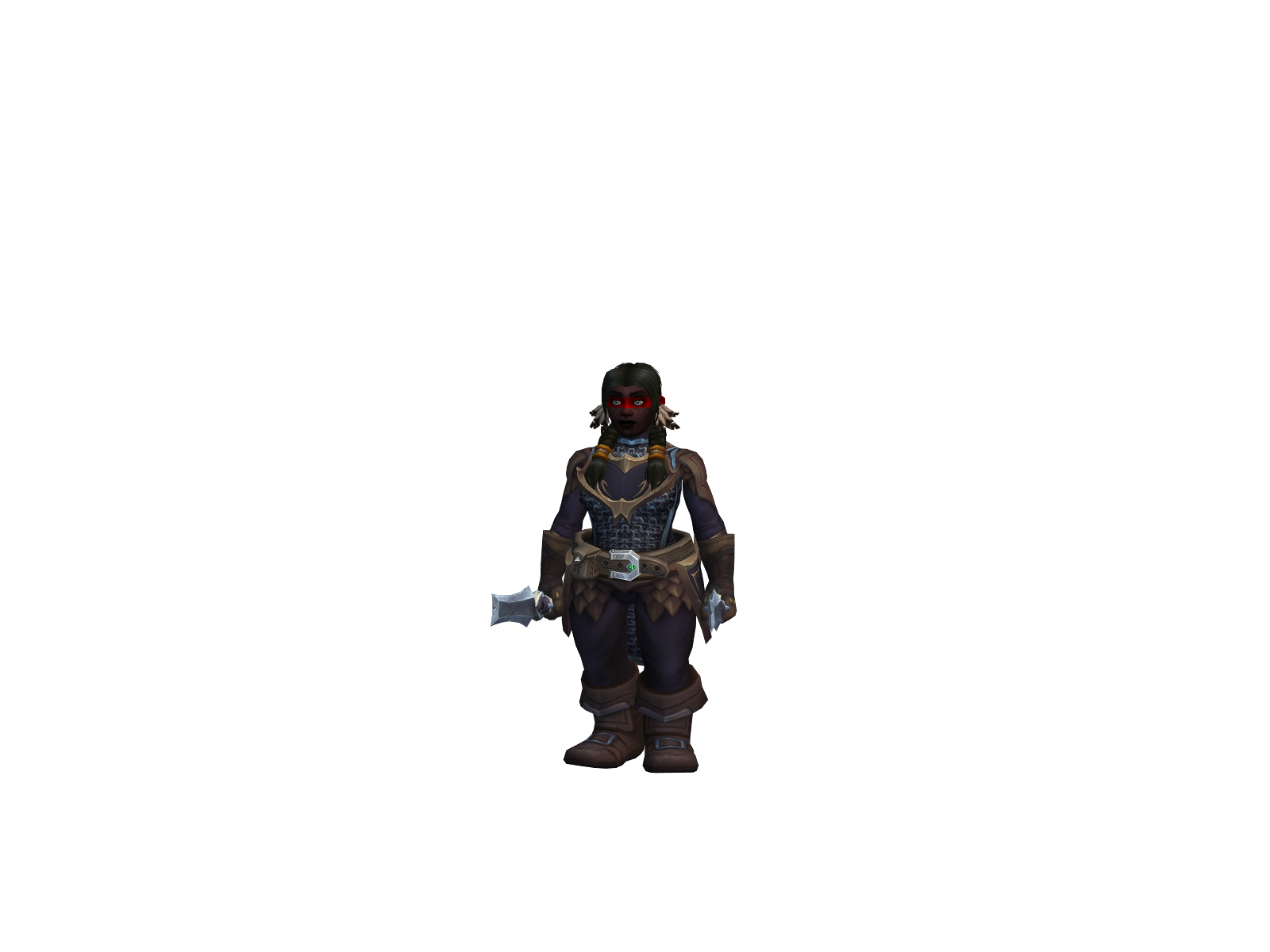Aino 3D character render