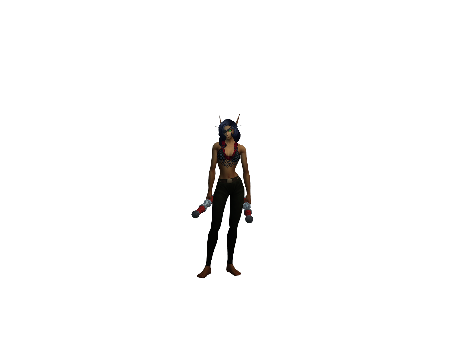 Helenparr 3D character render