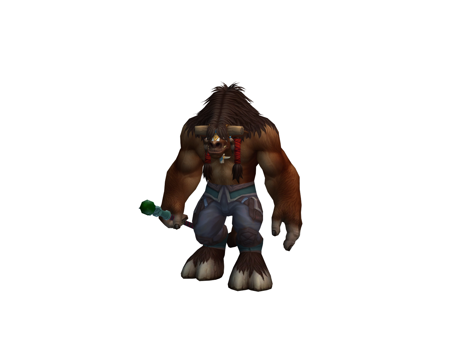 Tofa 3D character render