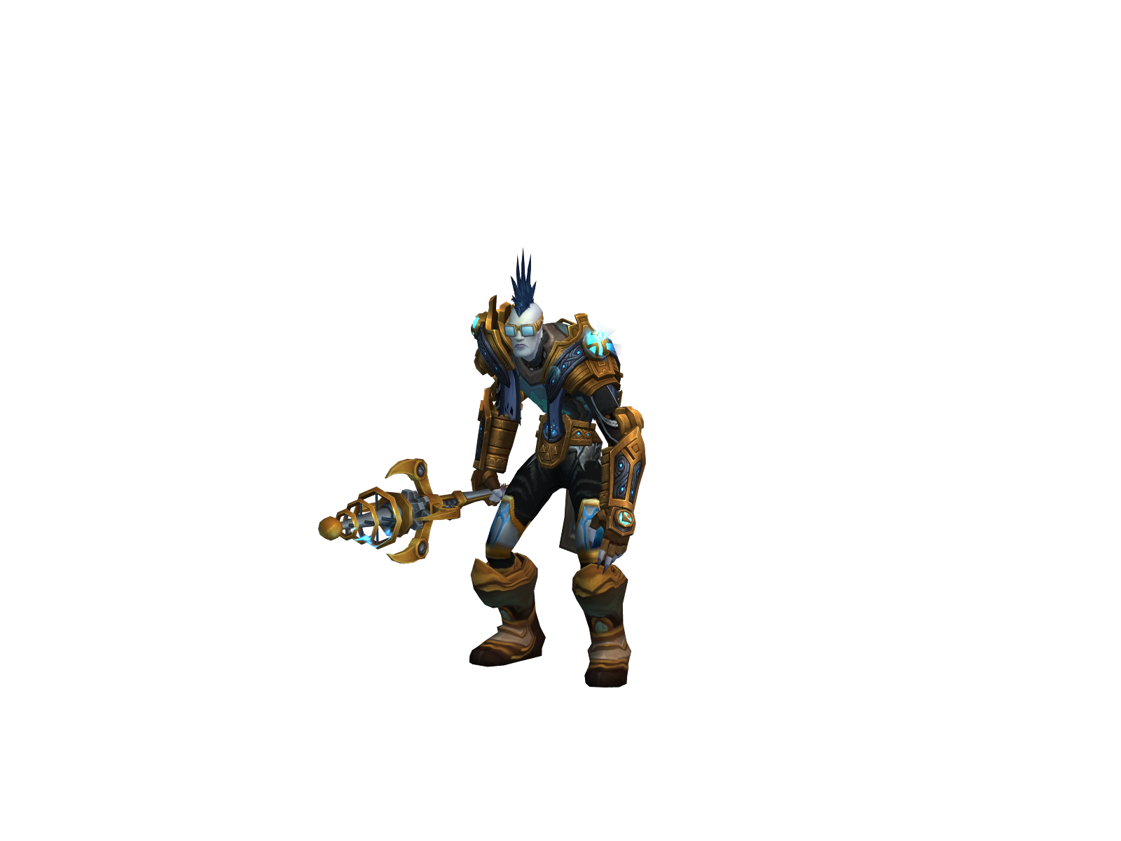 Clavi 3D character render