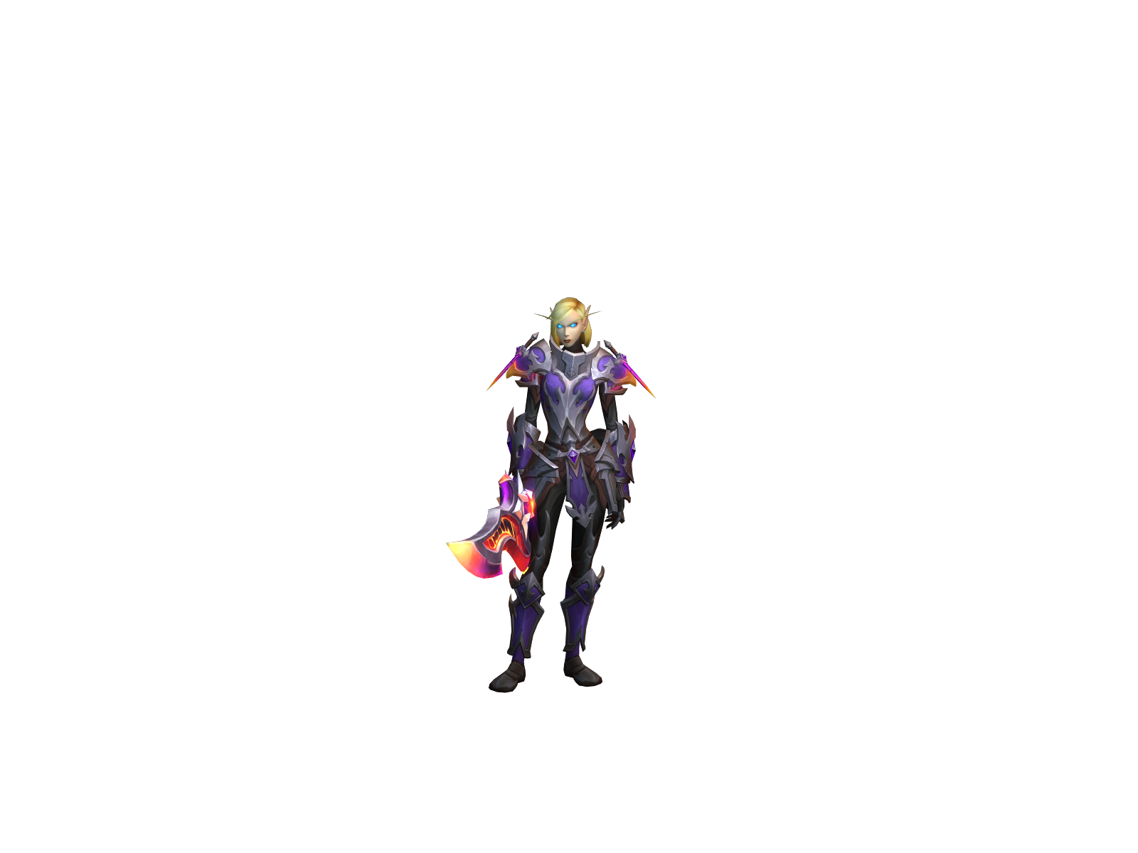 Ellynora 3D character render