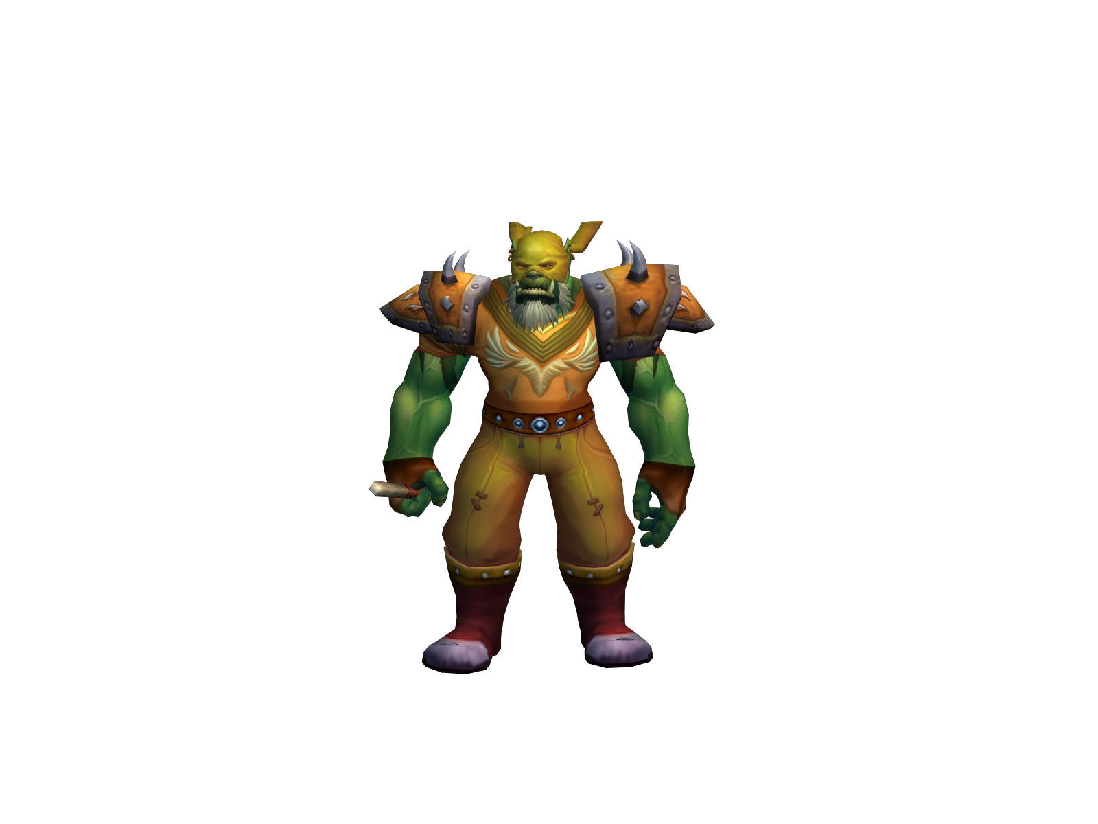 Bergman 3D character render