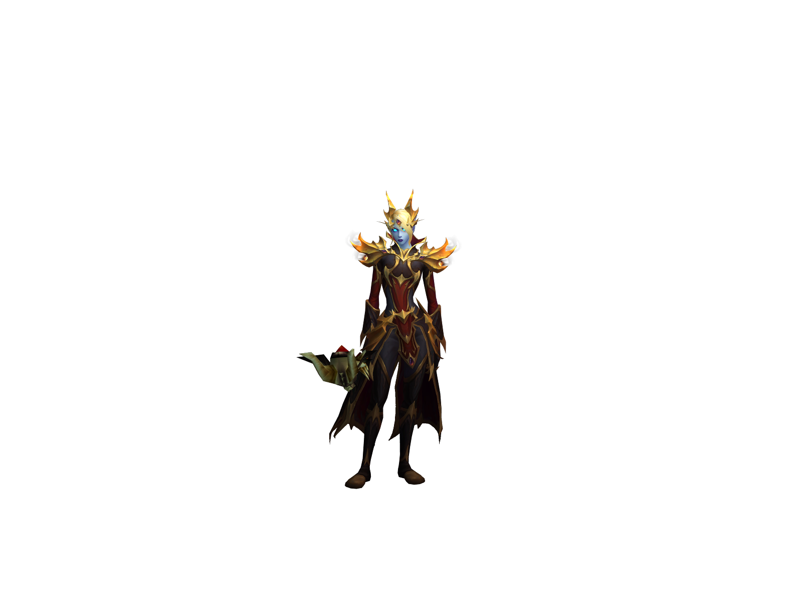 Bliinding 3D character render