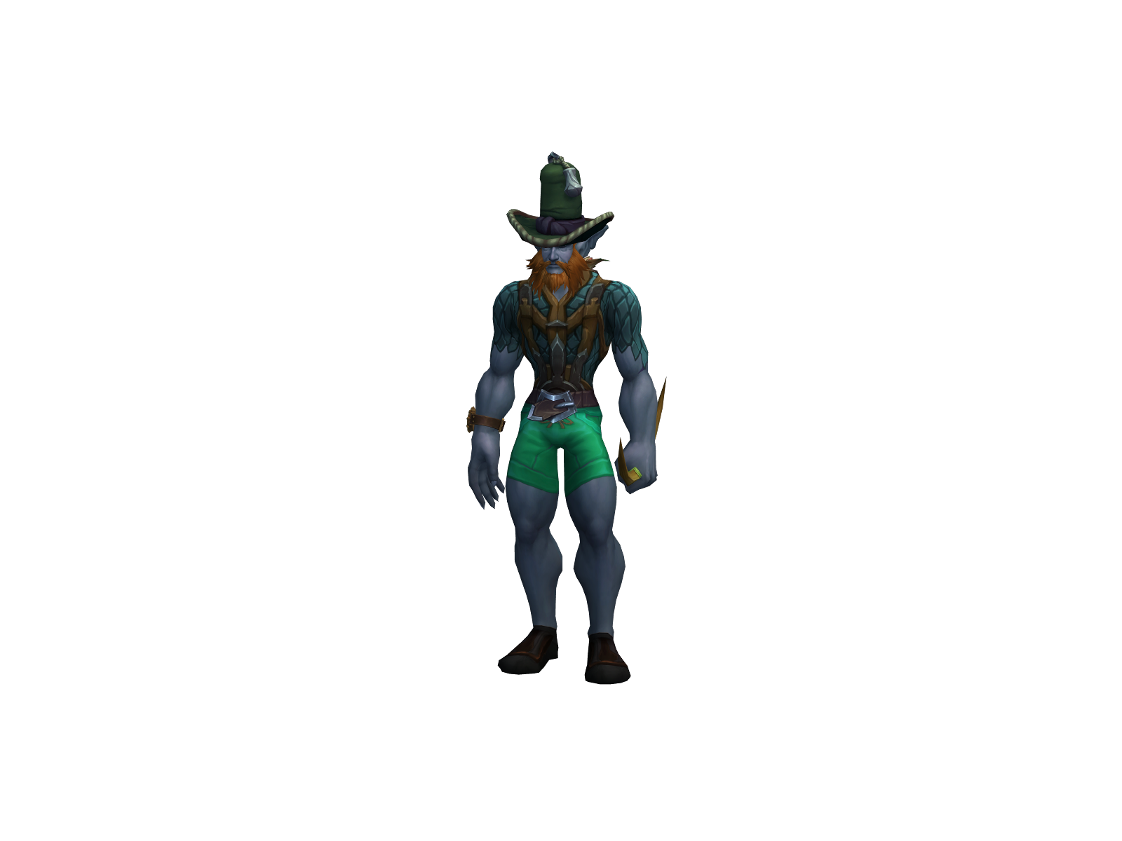 Bergering 3D character render