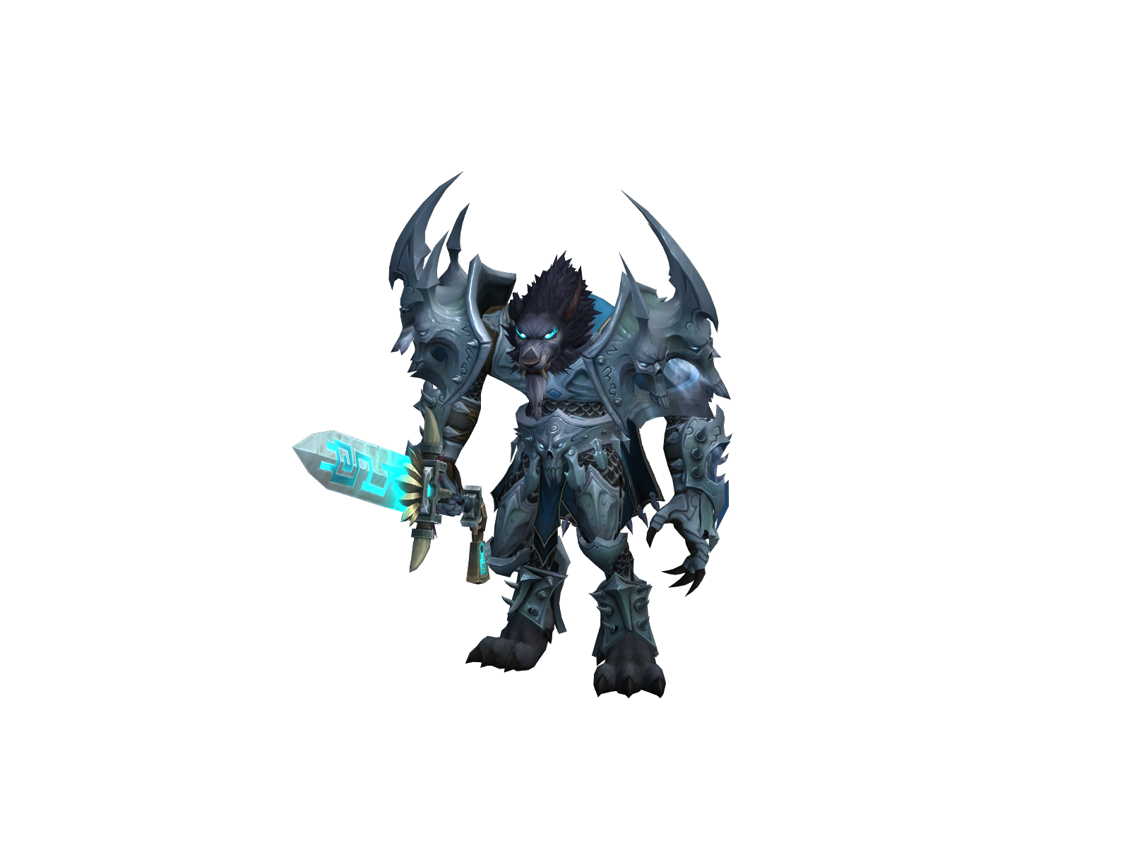 Weredan 3D character render