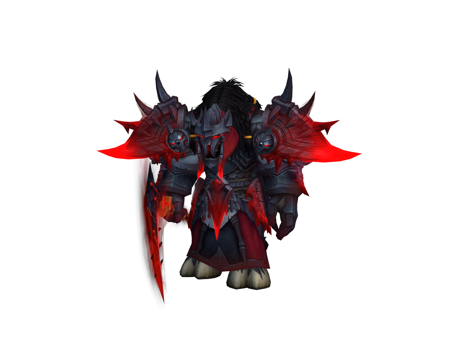 Moofausah 3D character render