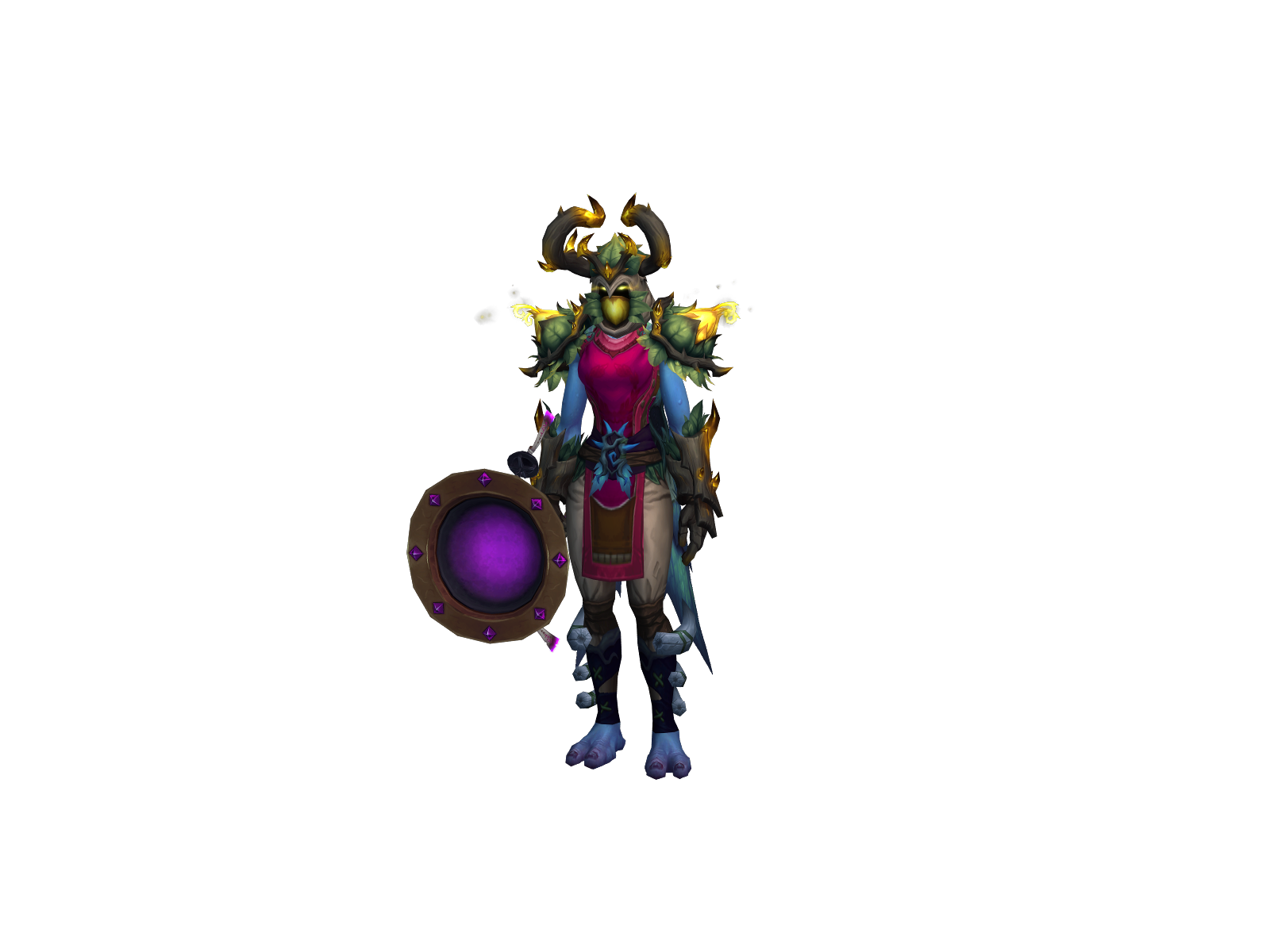 Oldtreeform 3D character render