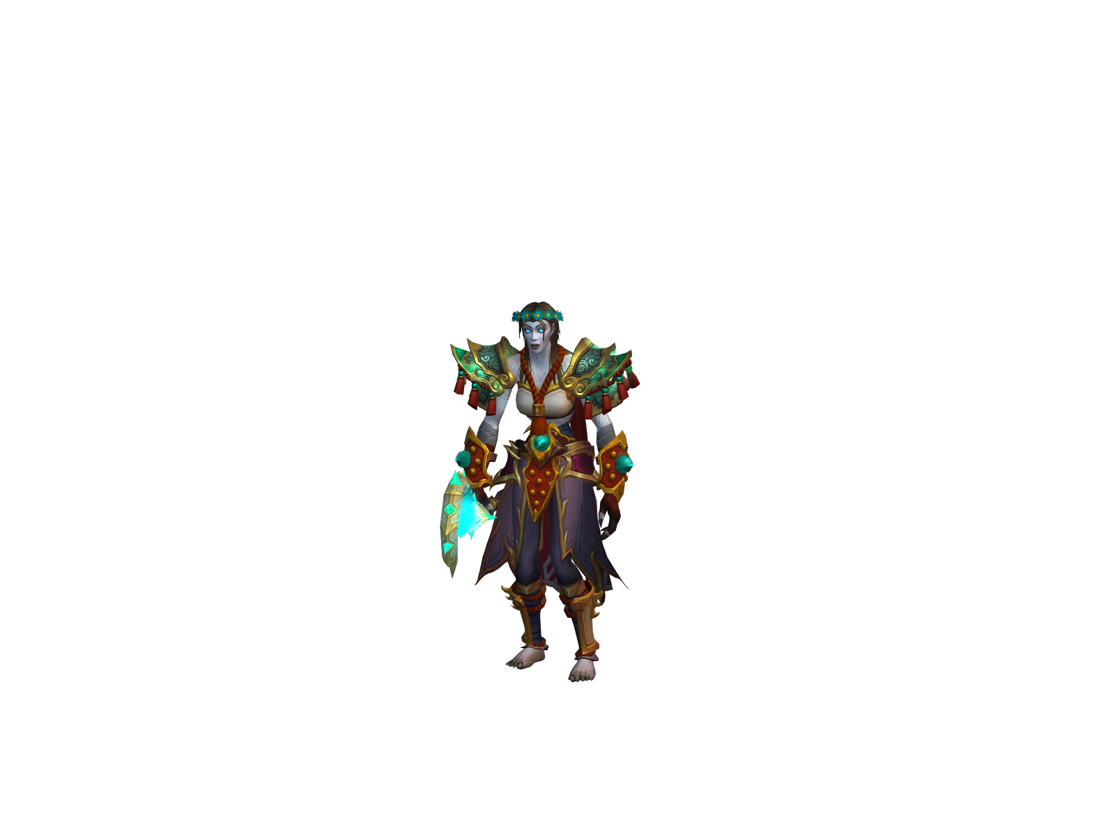 Kyoshi 3D character render