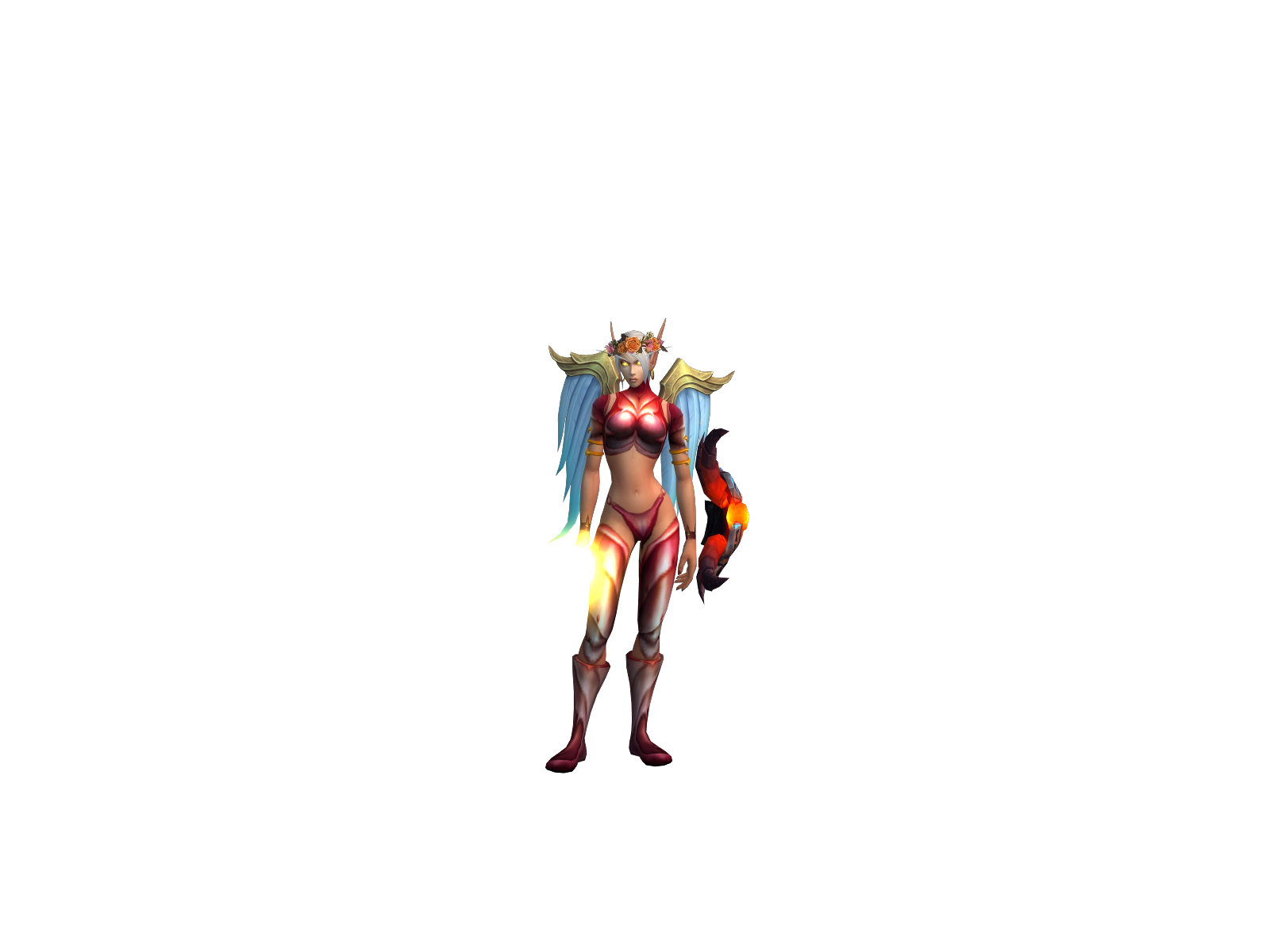 Belfdelphine 3D character render