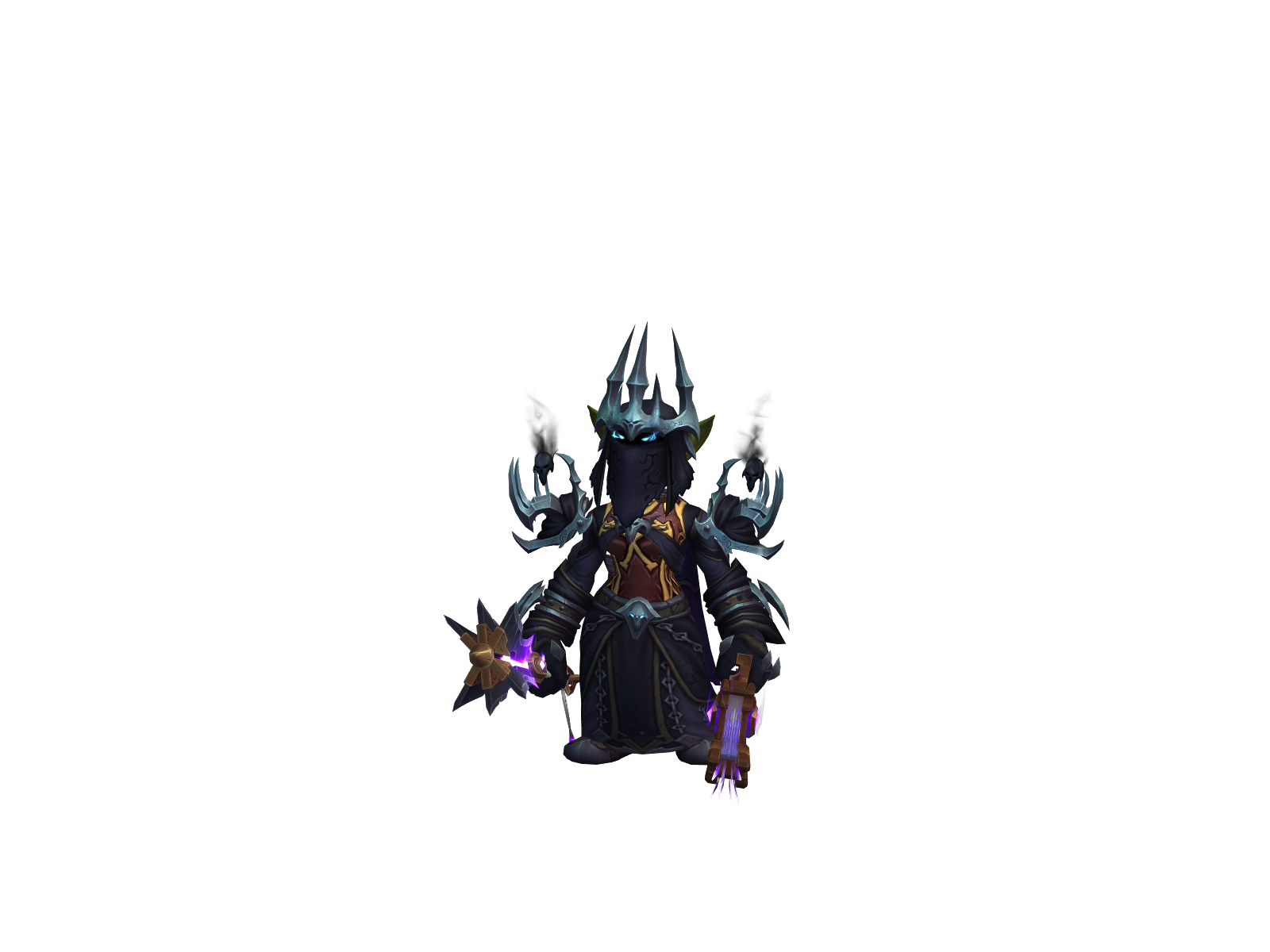 Mezoholy 3D character render