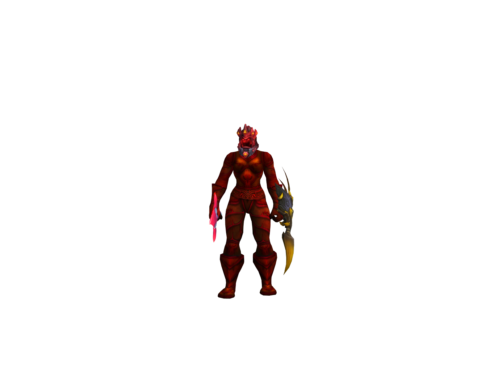 Pretended 3D character render