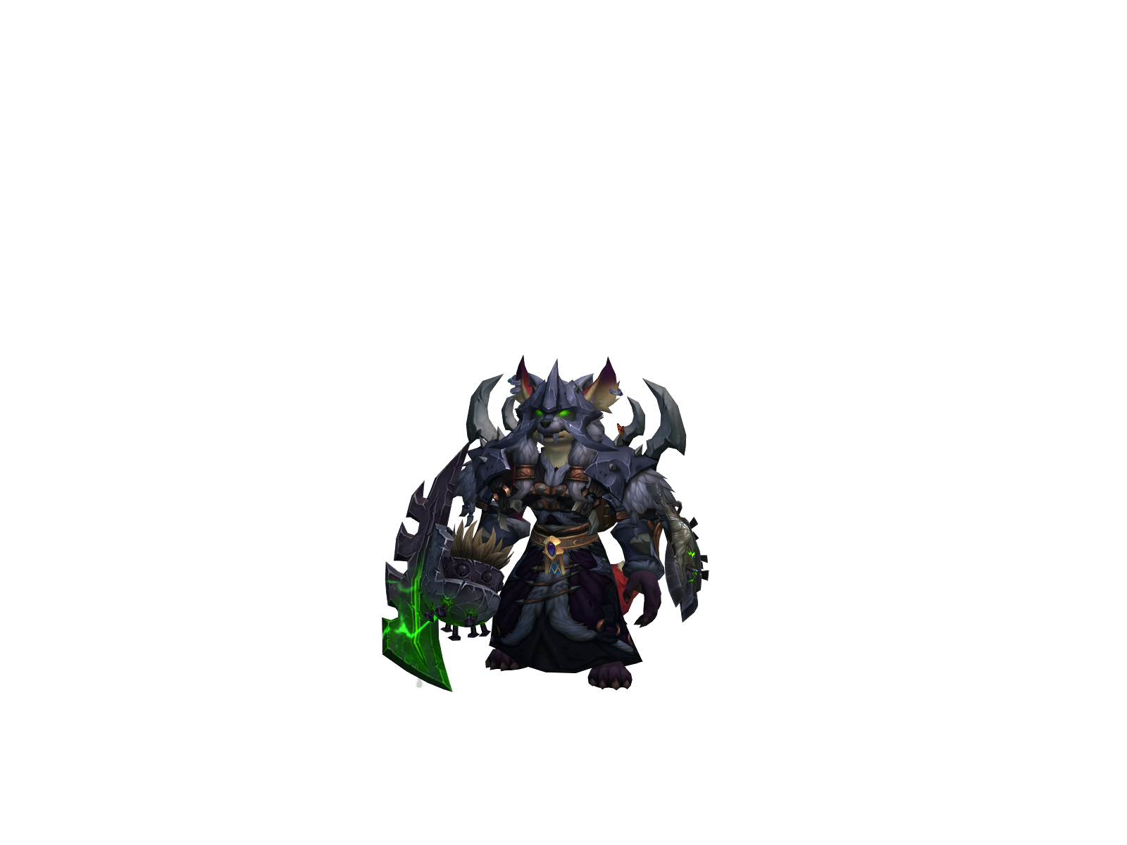 Feltotems 3D character render