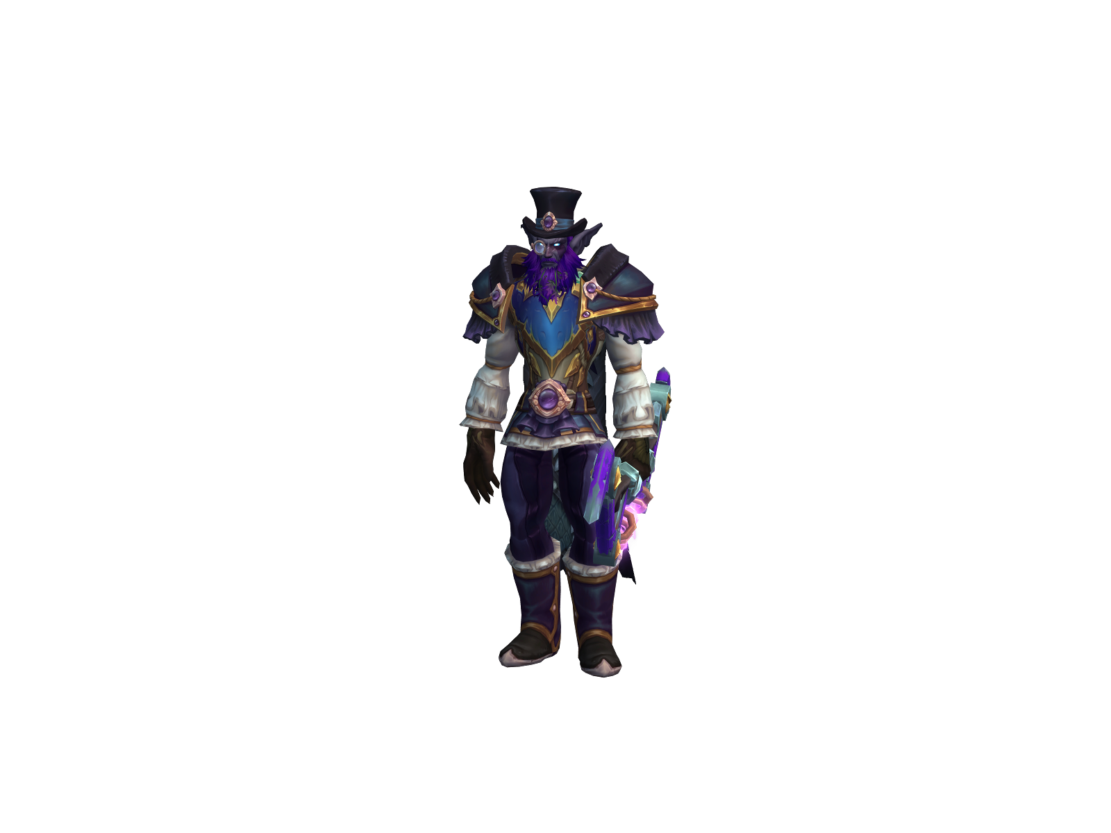 Purpledrank 3D character render