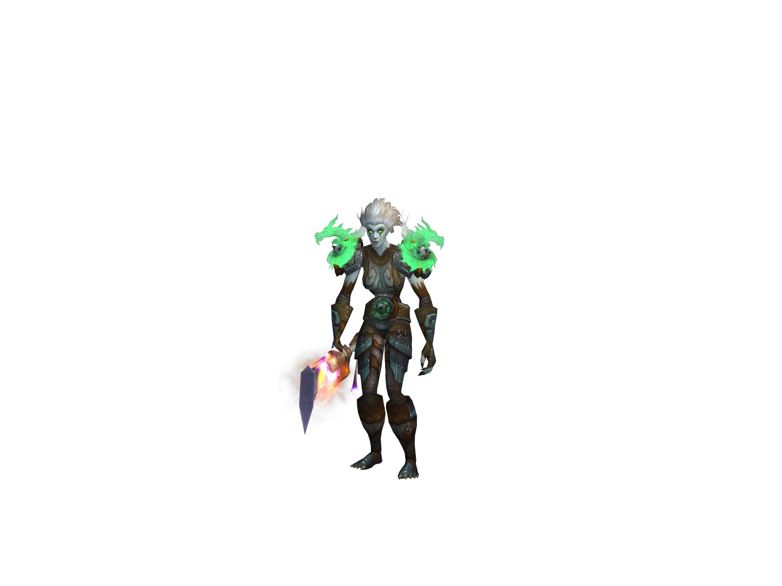Pezda 3D character render