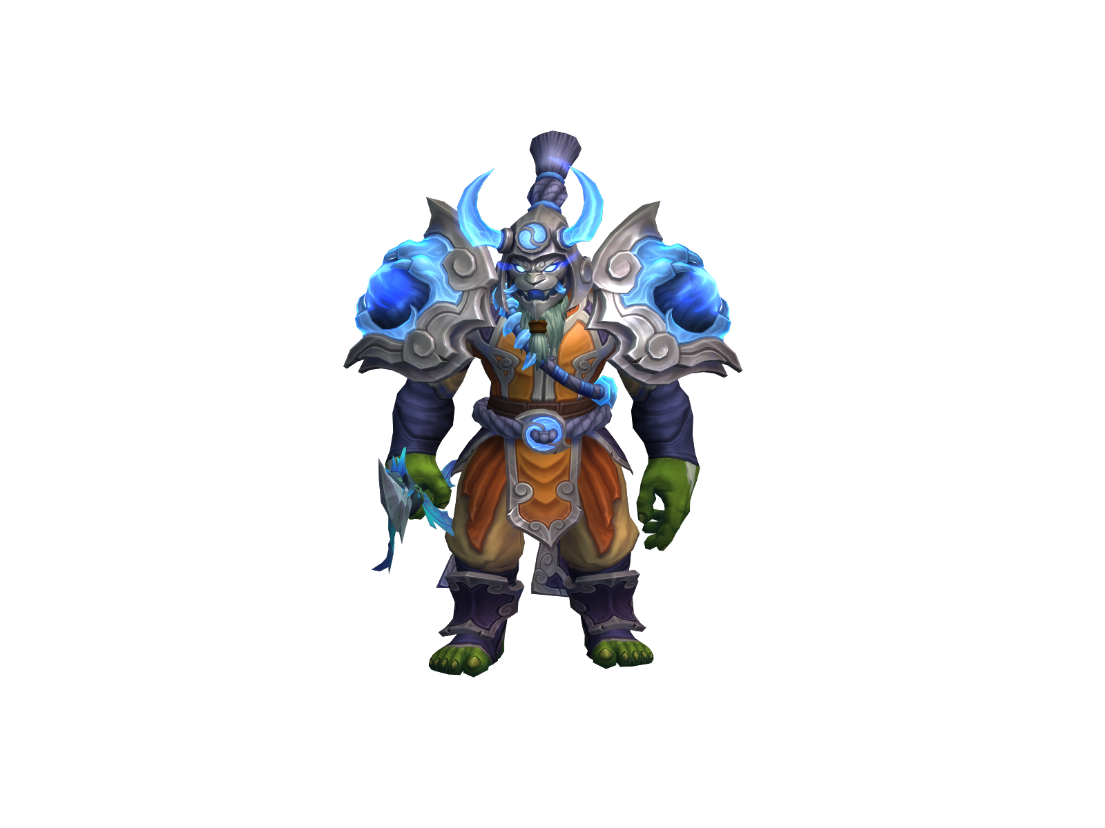 Doublemisted 3D character render