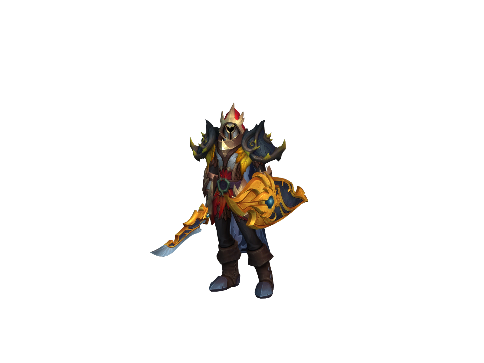 Garypally 3D character render
