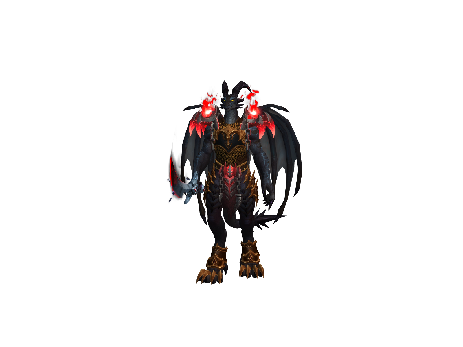 Blackscythe 3D character render