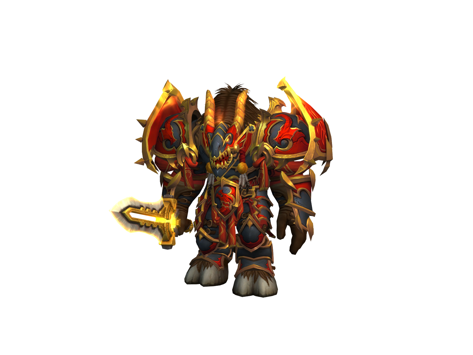 Warrox 3D character render