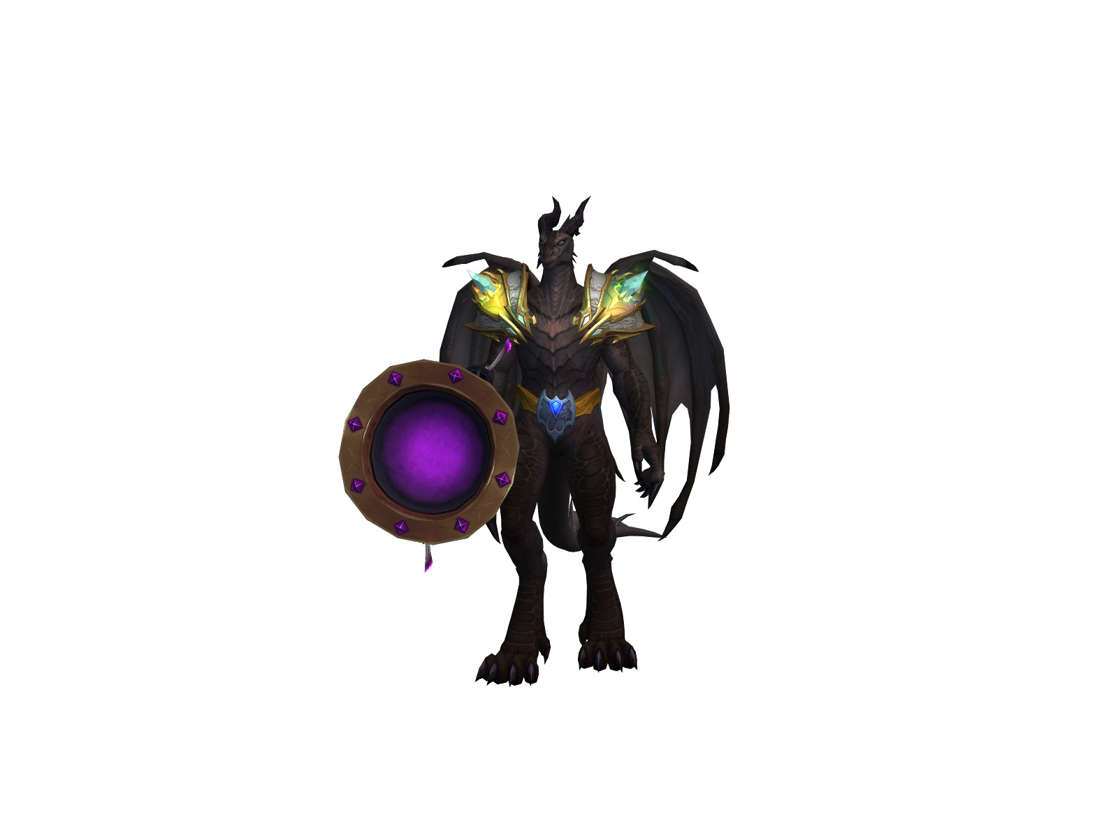 Bigblkdragon 3D character render