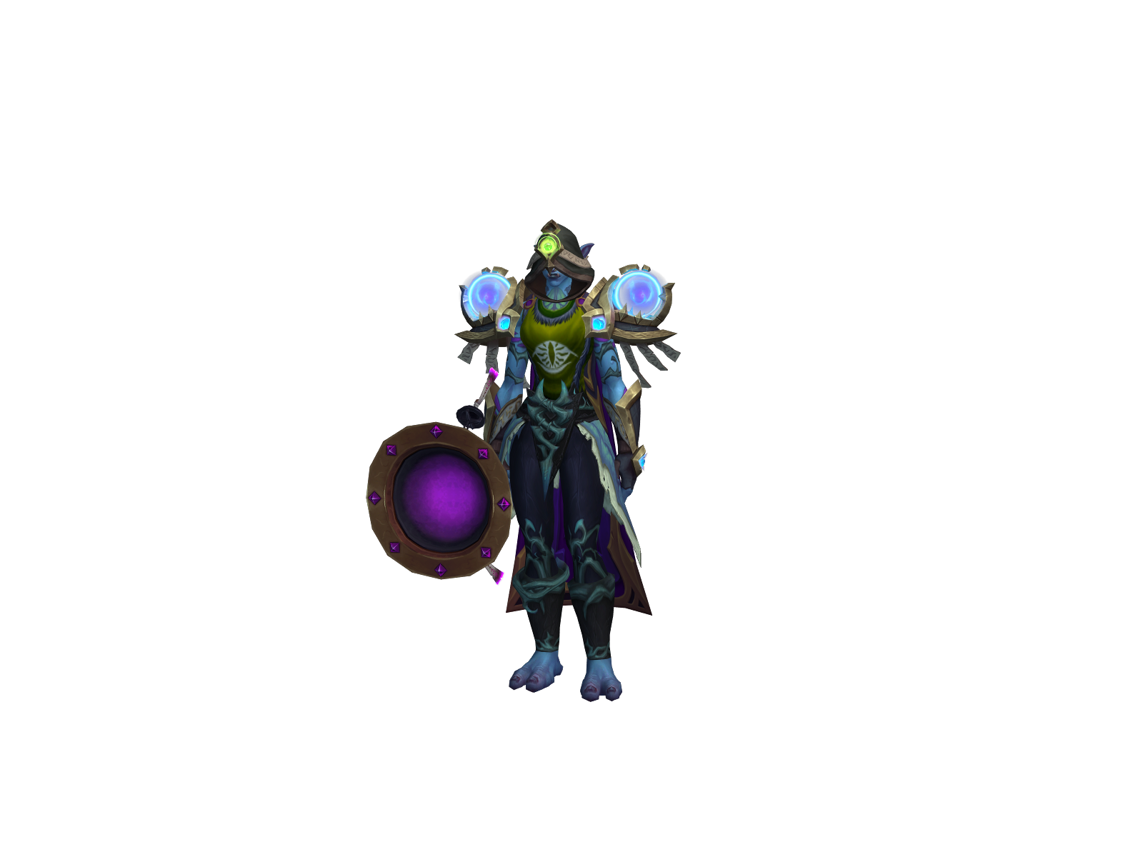 Gorflopin 3D character render