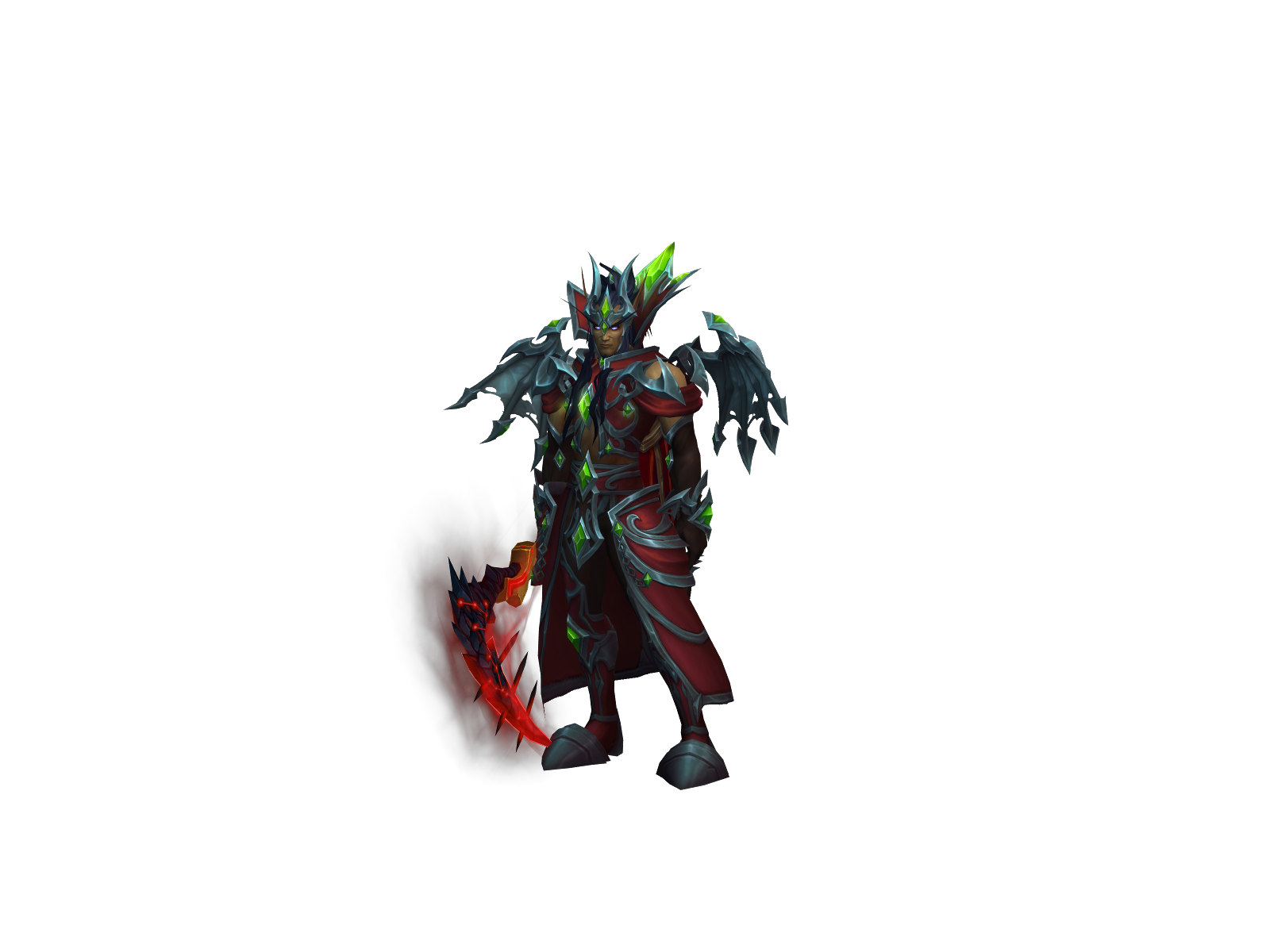 Sarumán 3D character render