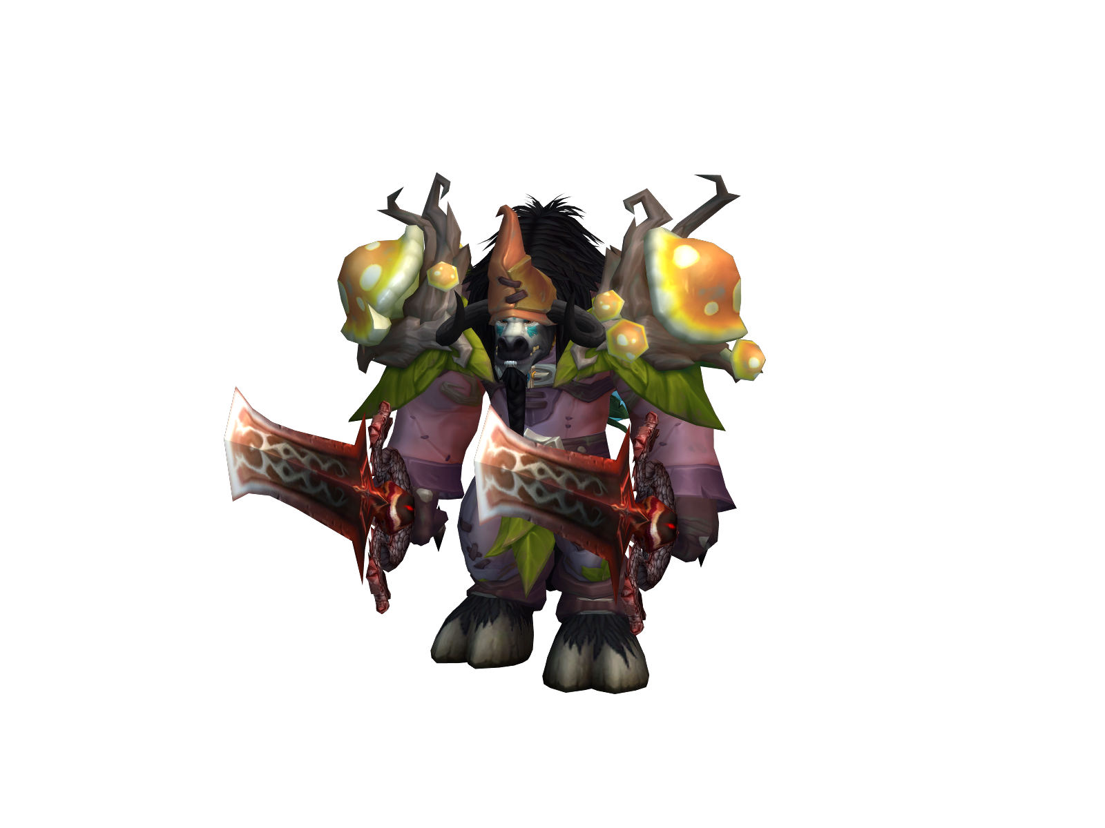 Dekurage 3D character render