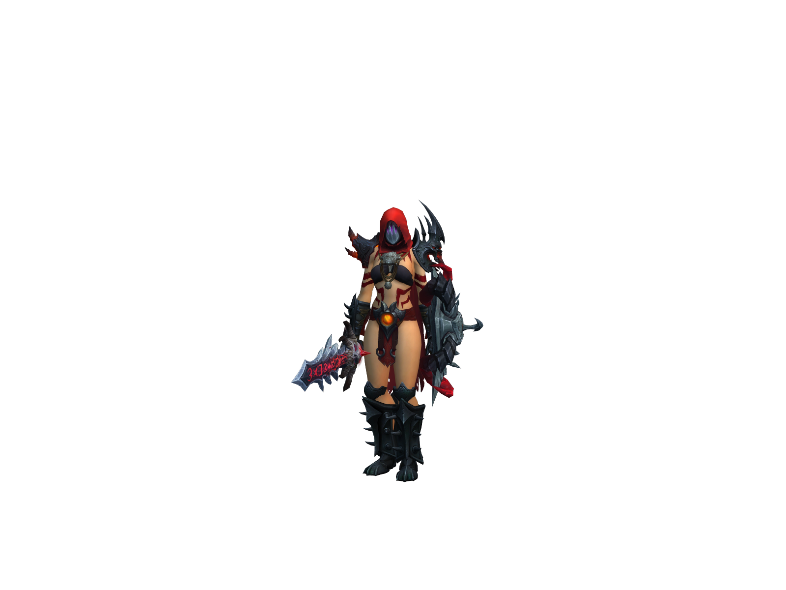 Katierawr 3D character render
