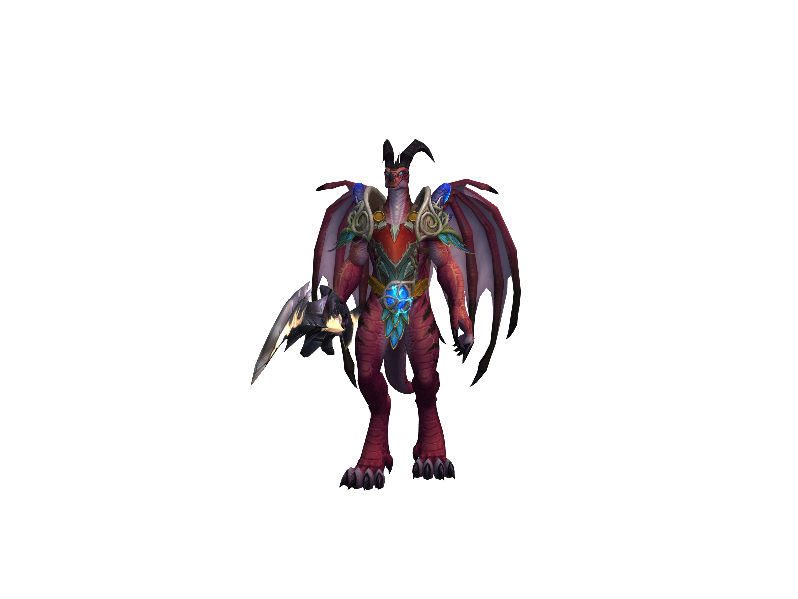 Loldragon 3D character render