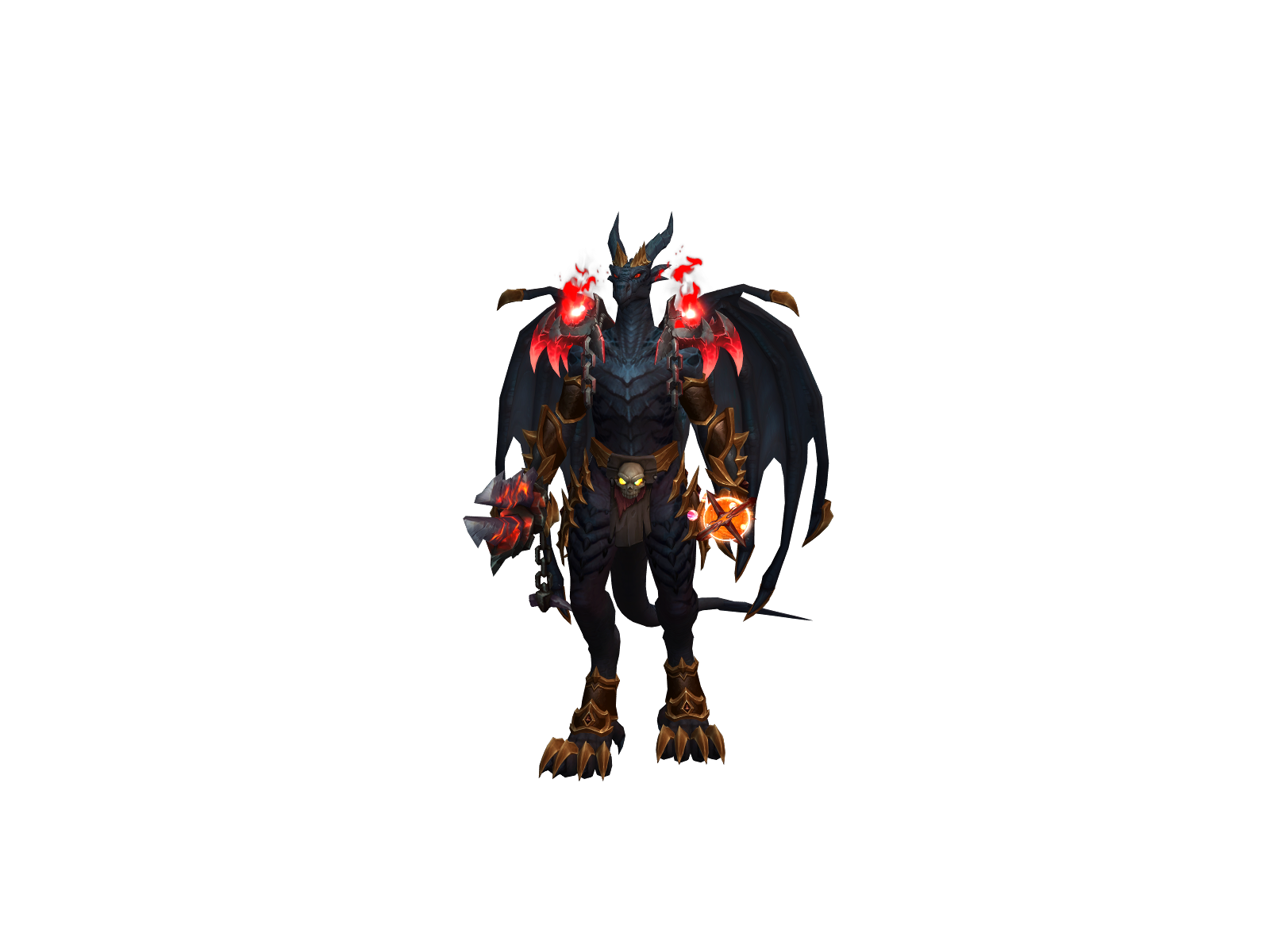 Lebronflame 3D character render