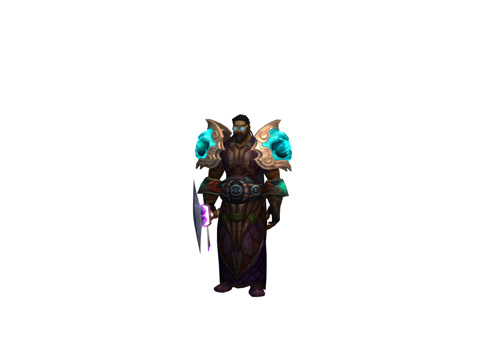Crazyway 3D character render
