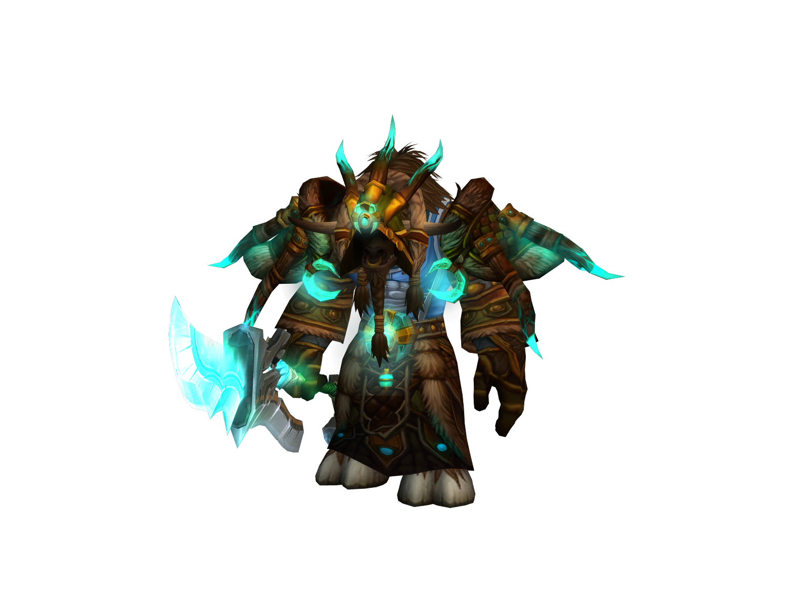Tauhrak 3D character render