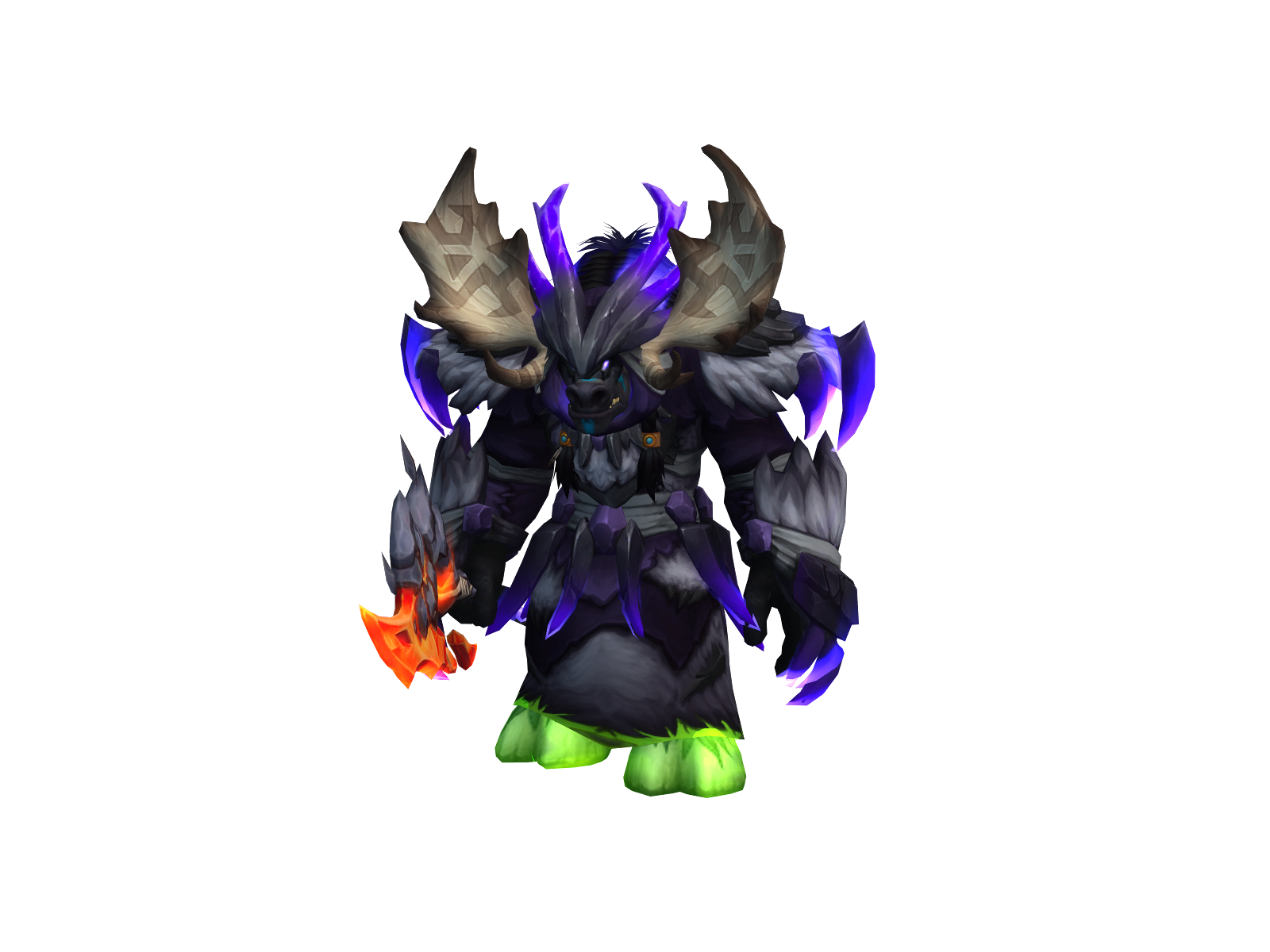 Warbraveoreo 3D character render