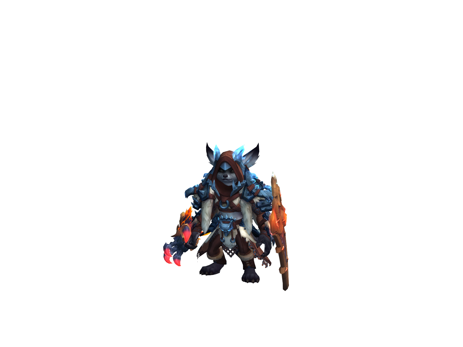 Auries 3D character render