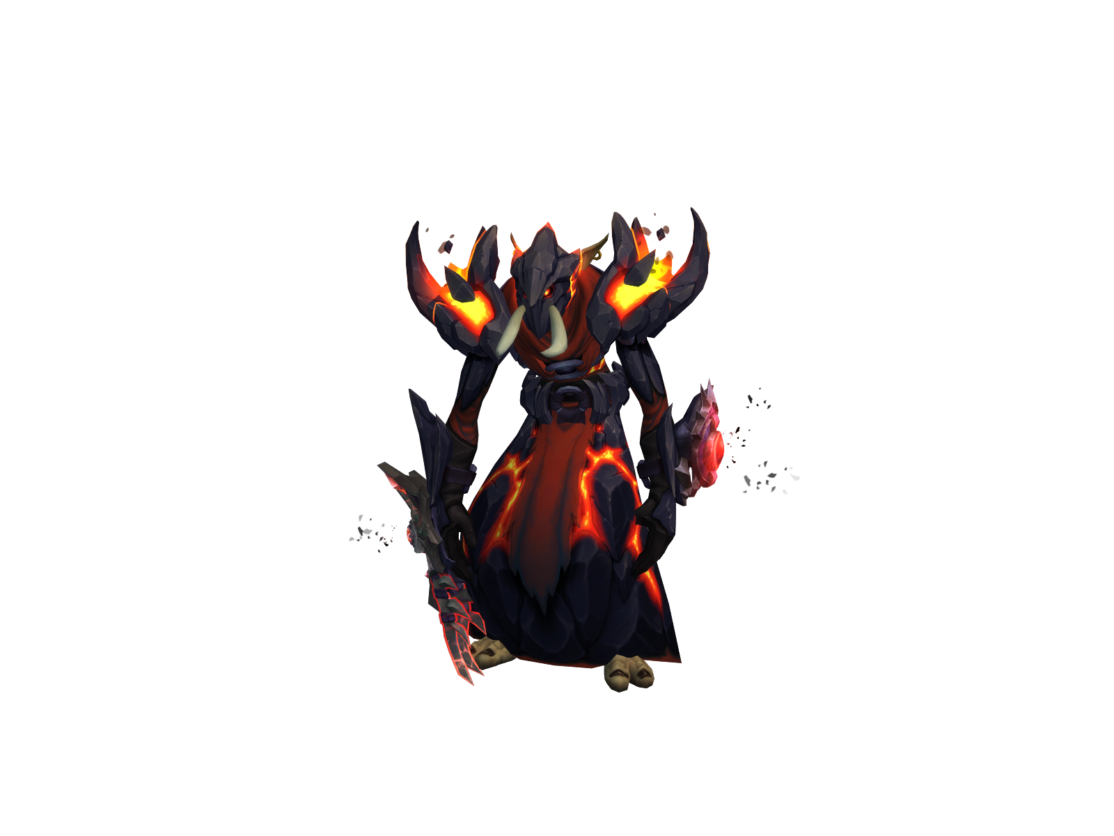 Motatos 3D character render
