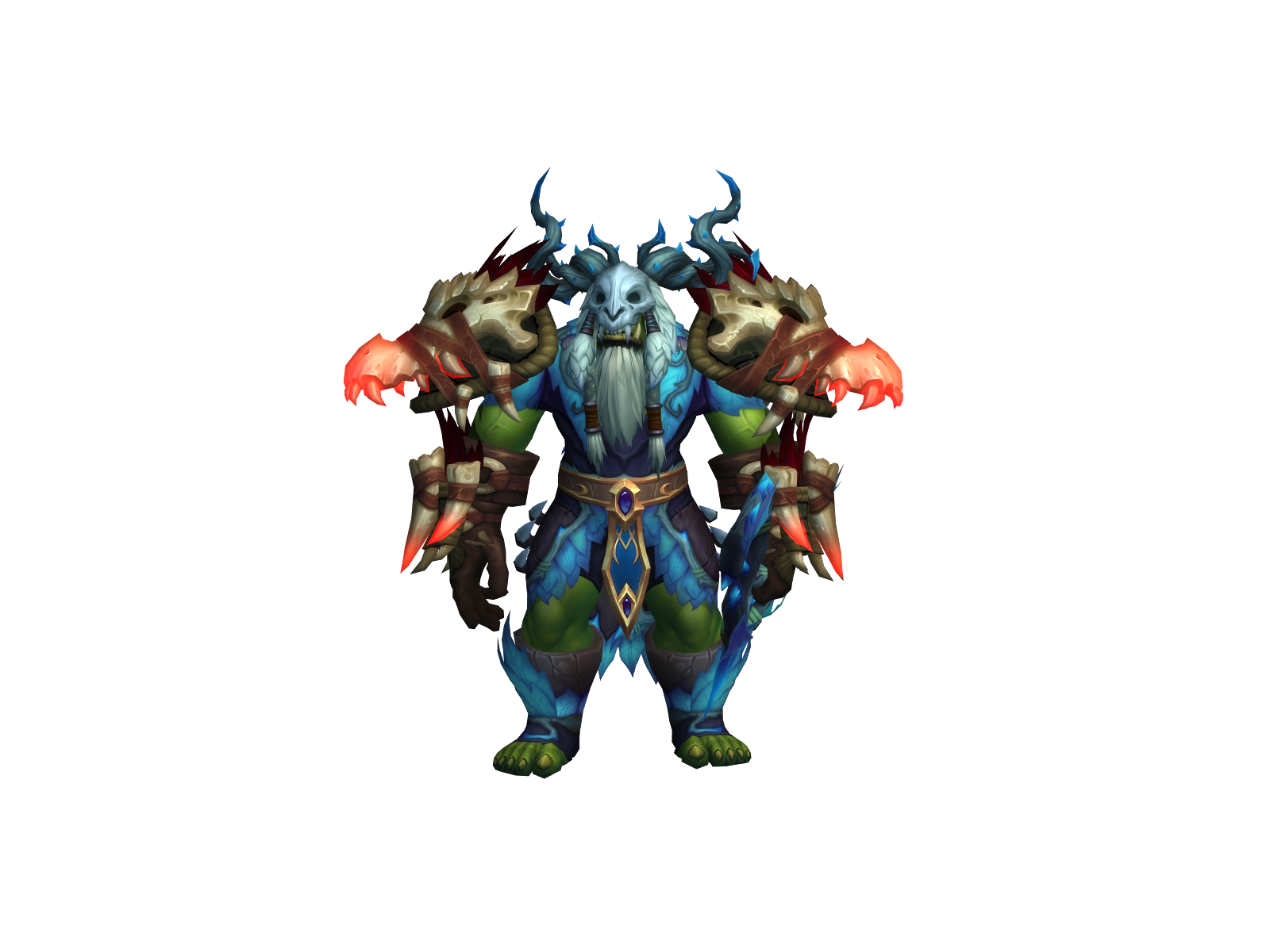 Garuug 3D character render