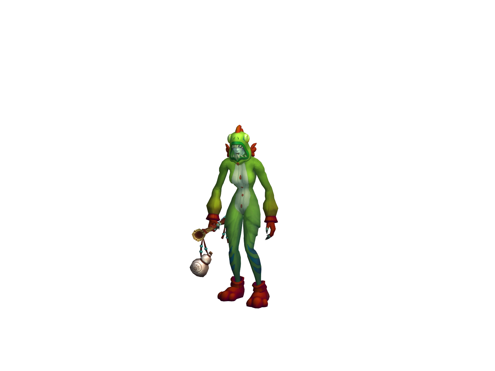 Hellpie 3D character render