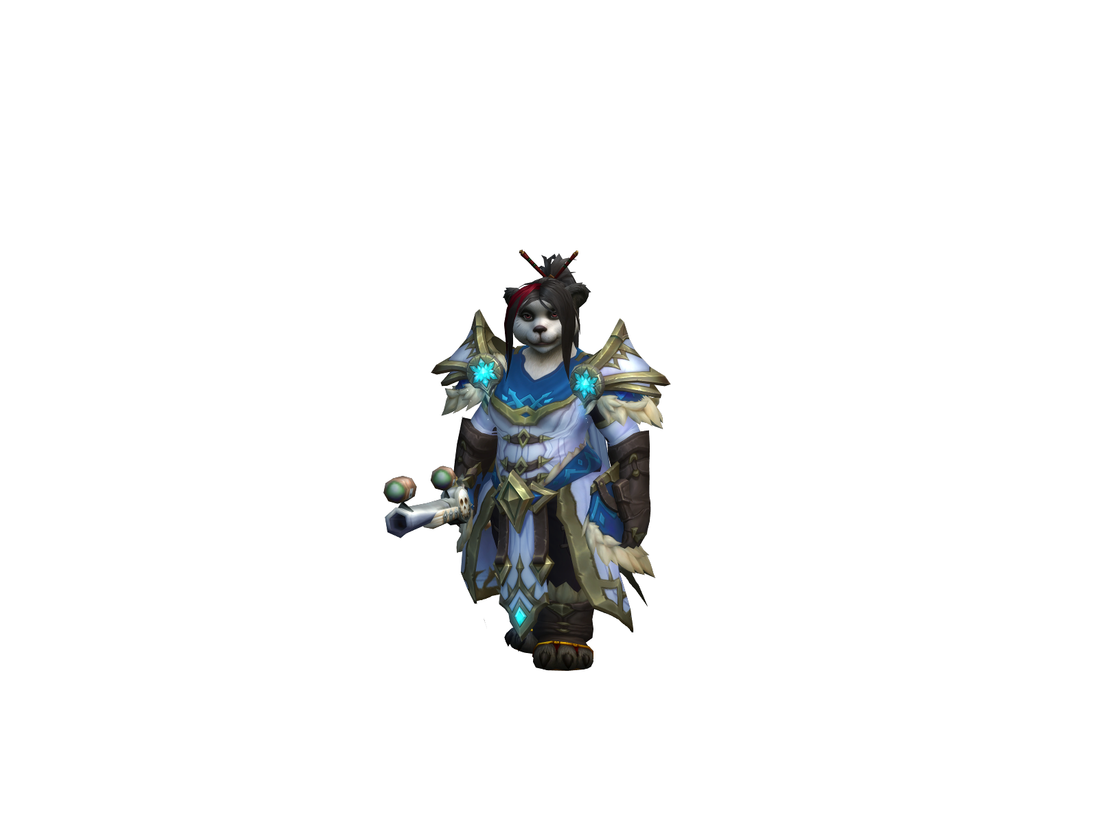 Cheekclaping 3D character render