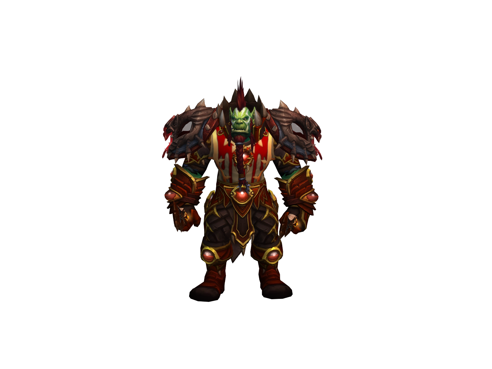 Dahakarogue 3D character render